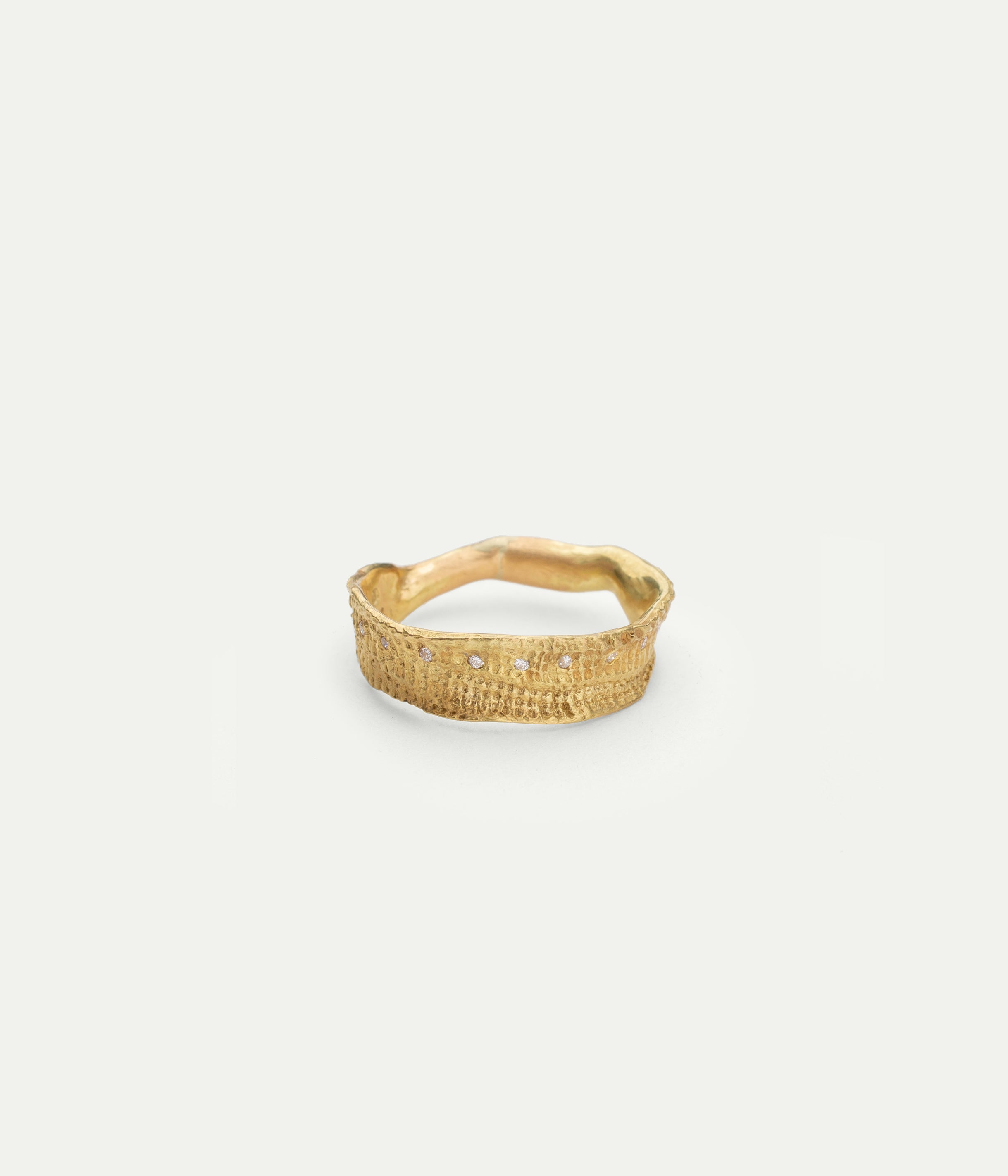Mezuzah small diamond ring