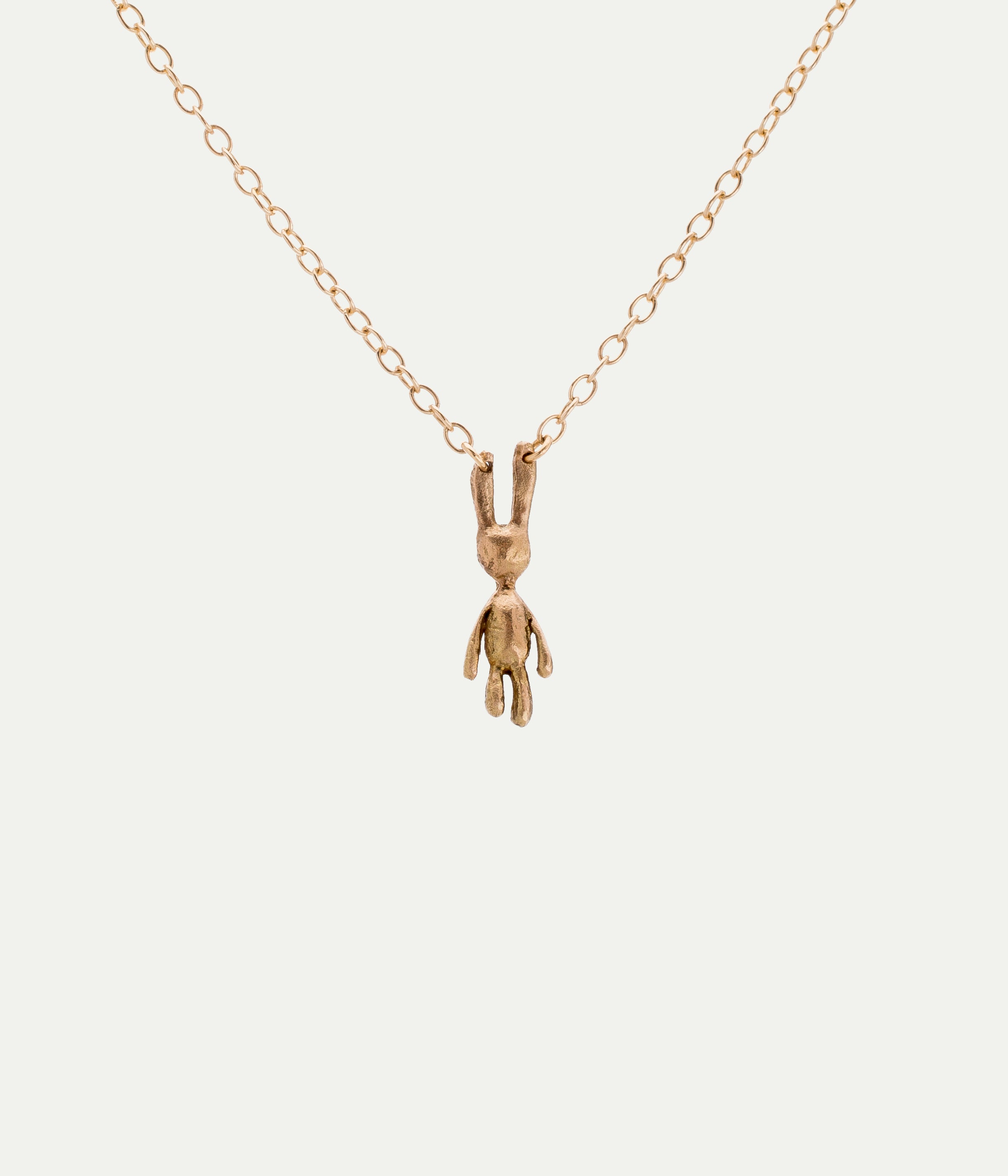 Baby Lapin yellow gold necklace