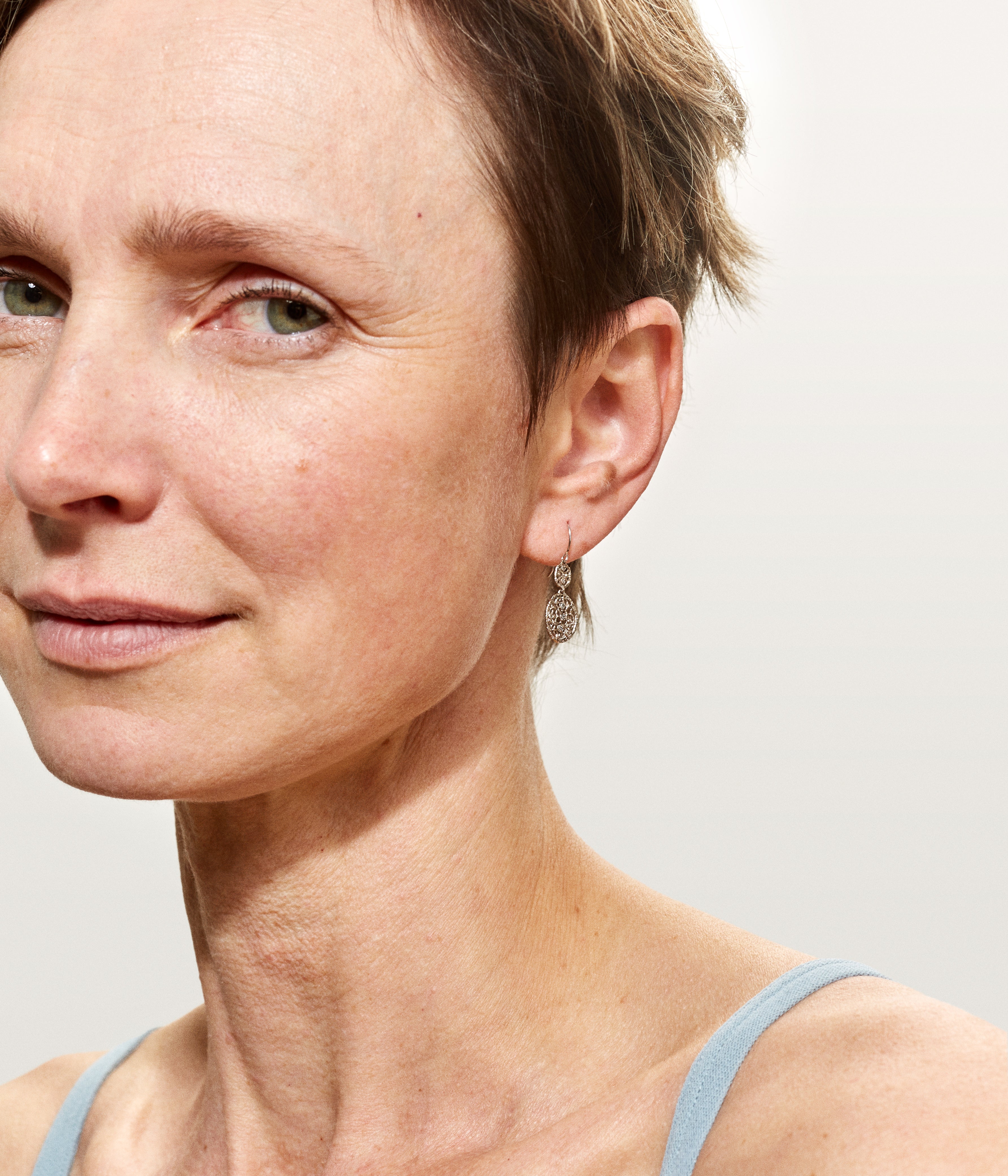 Doubles Flocons white gold and diamonds earrings