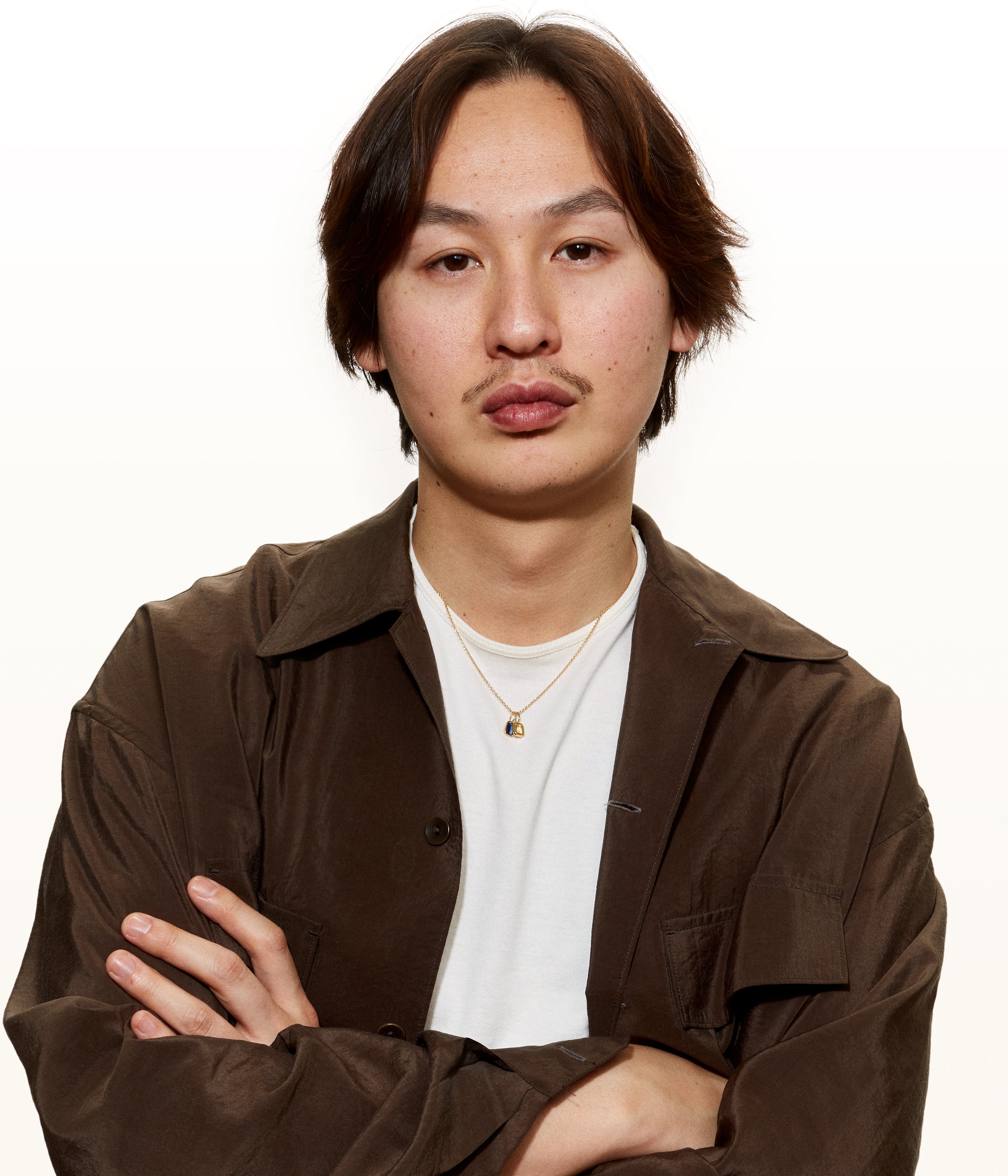 Dancing Drop Yellow gold and Kyanite Pendant