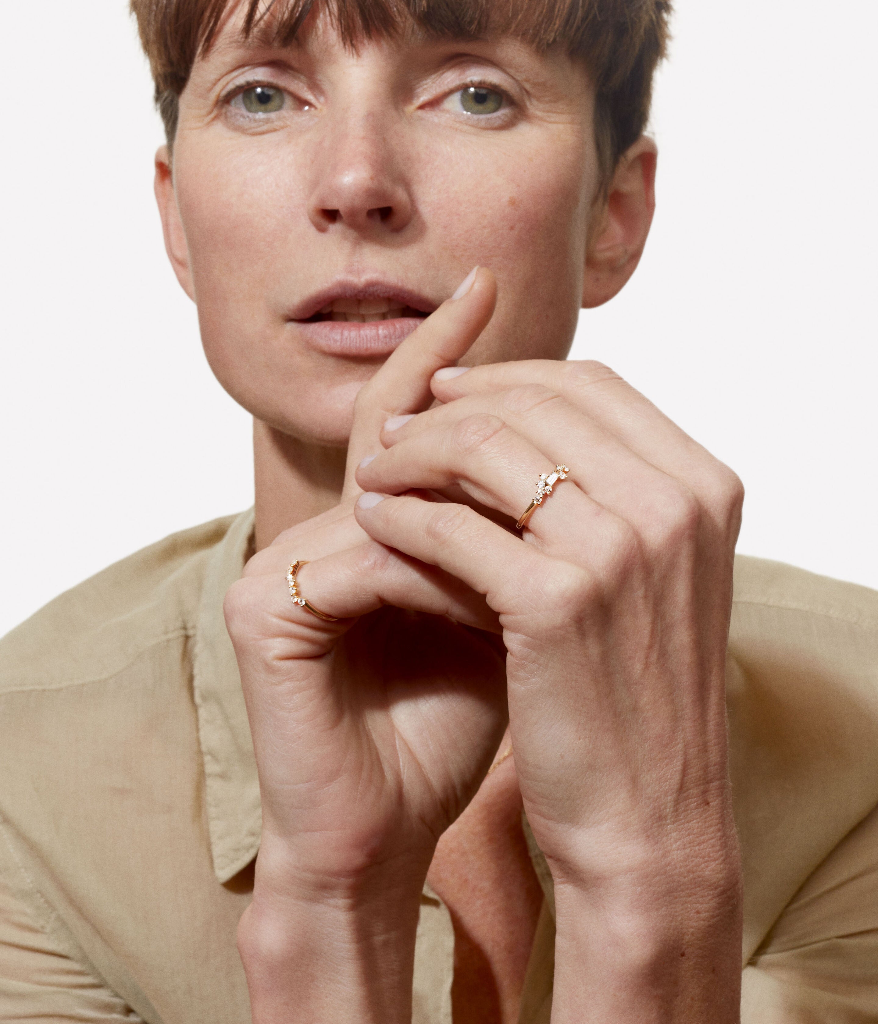 Bague Leonie or jaune et diamant