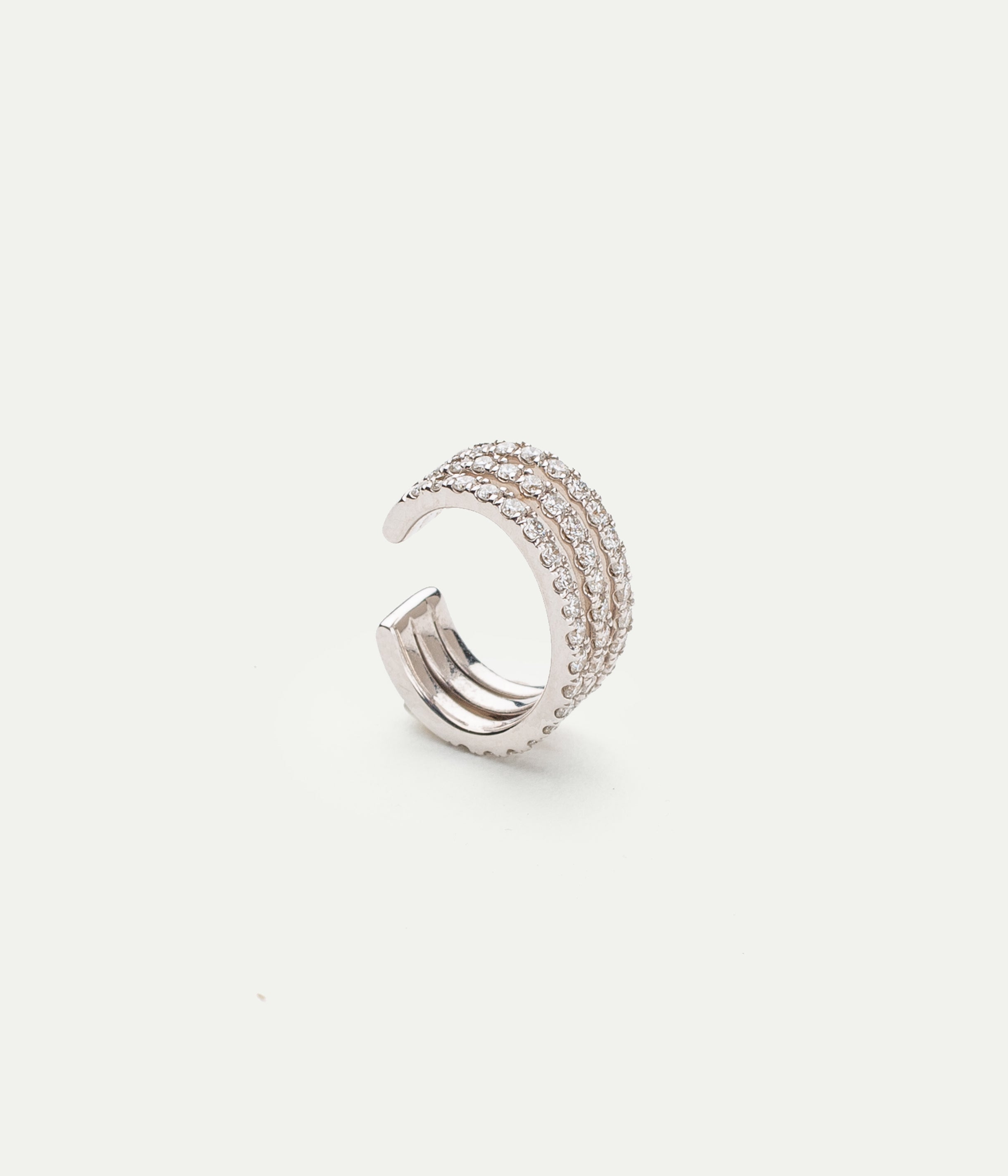 Joséphine white gold and diamonds earcuff