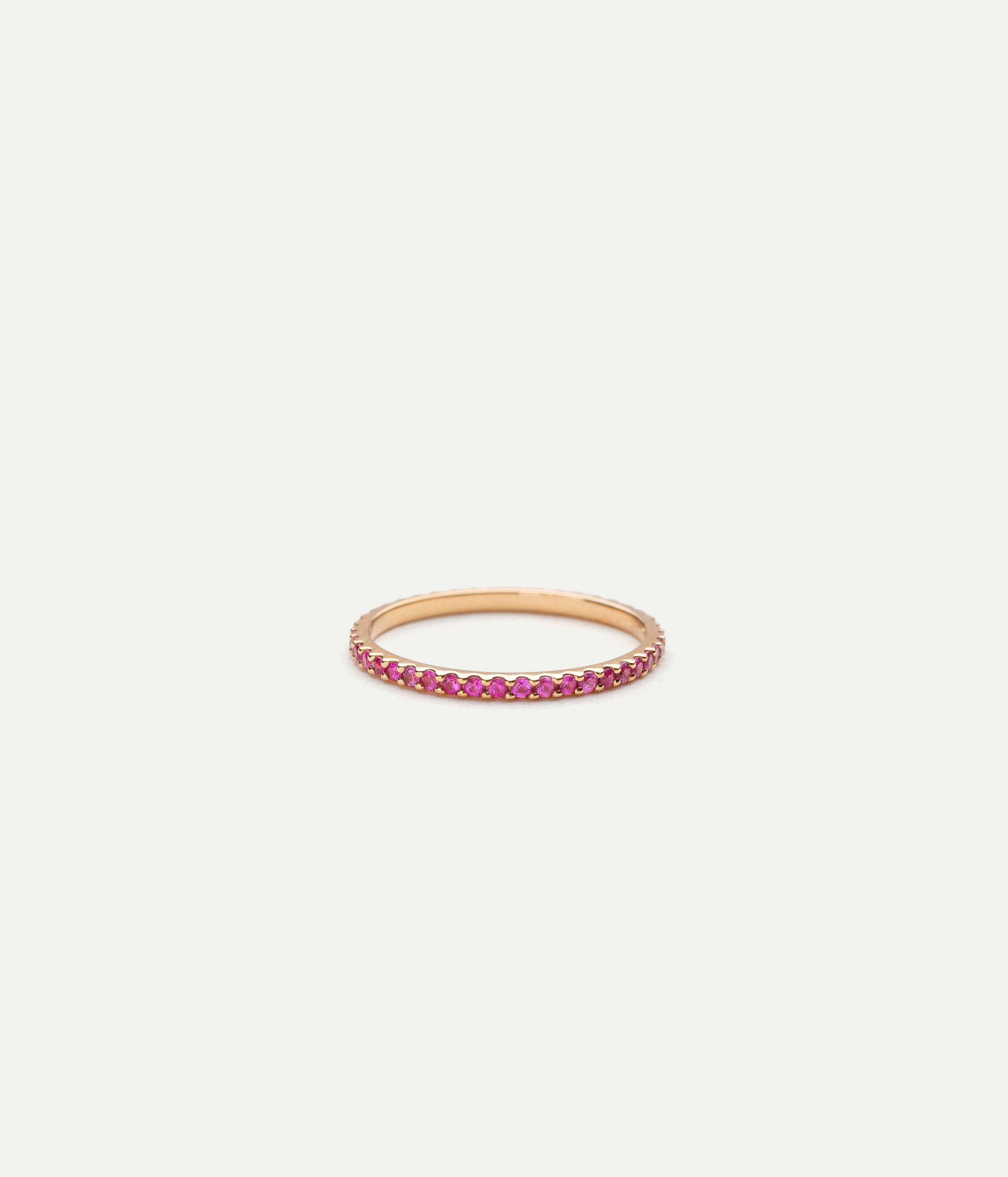 Solange rich pink sapphires ring