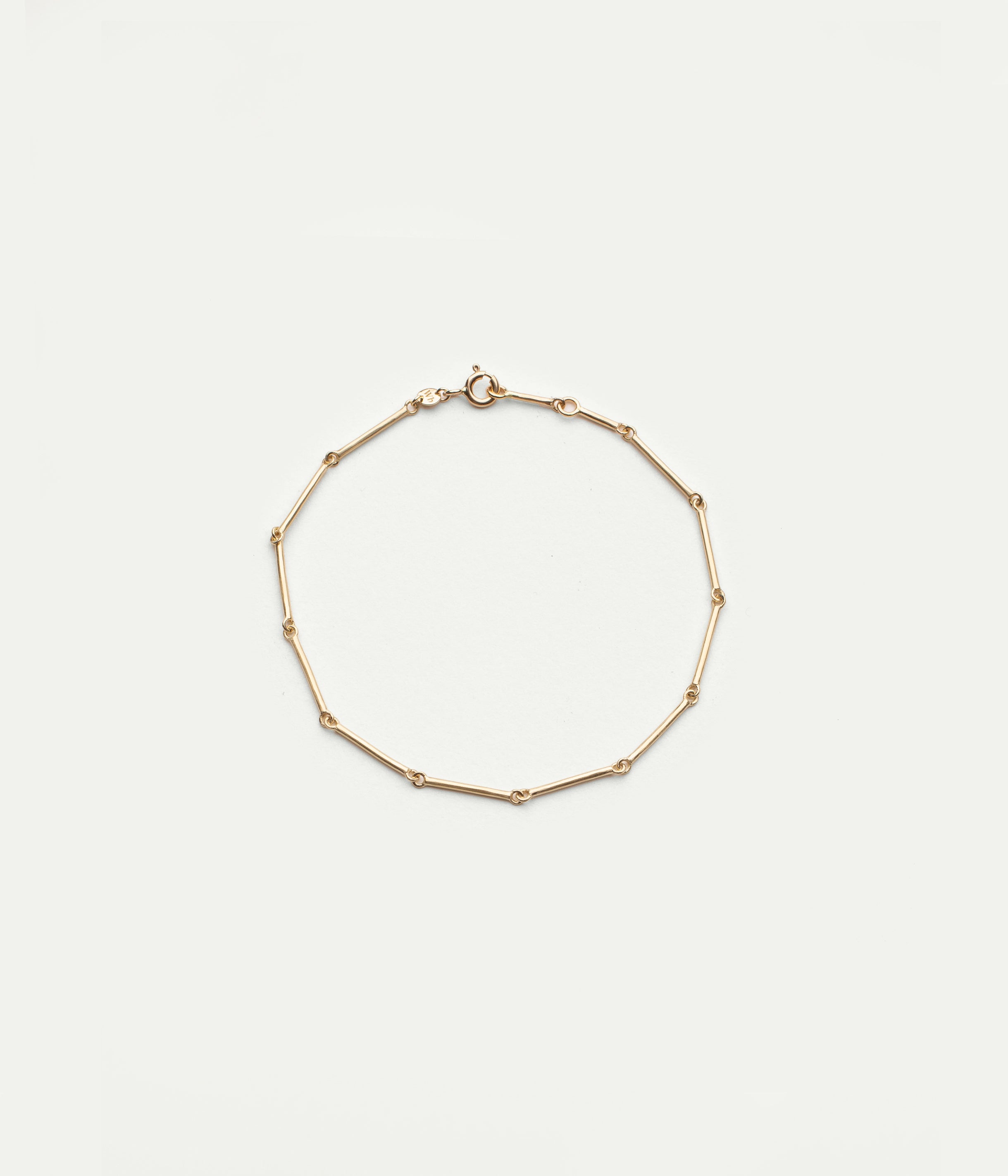 Yasmine large yellow gold bracelet