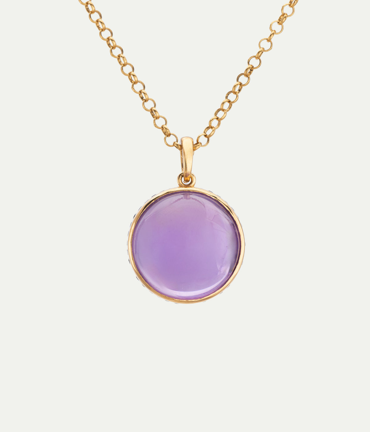 Yin Yang rolo necklace