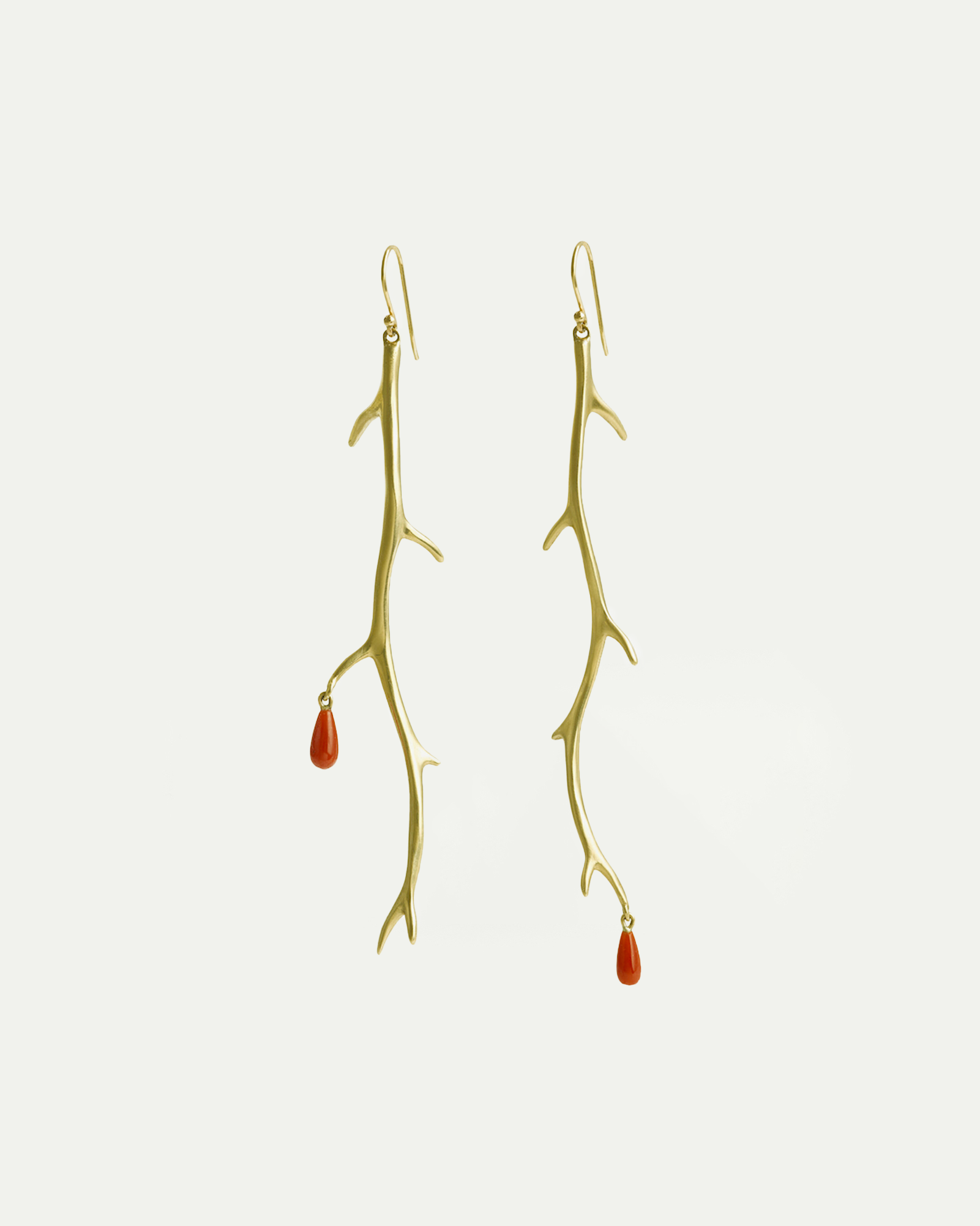 Long Thorn Branches earrings