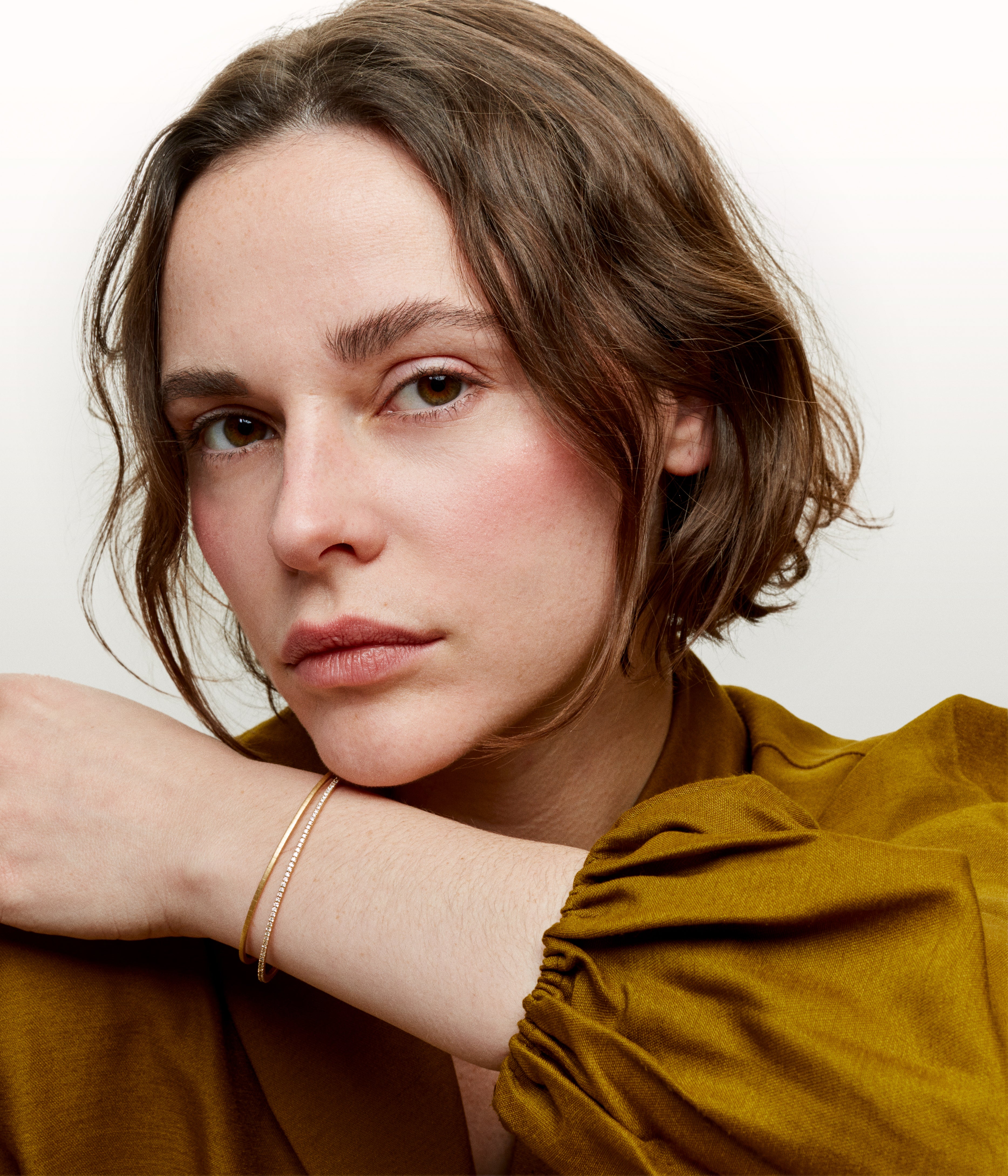 Paulette yellow gold and diamonds bracelet