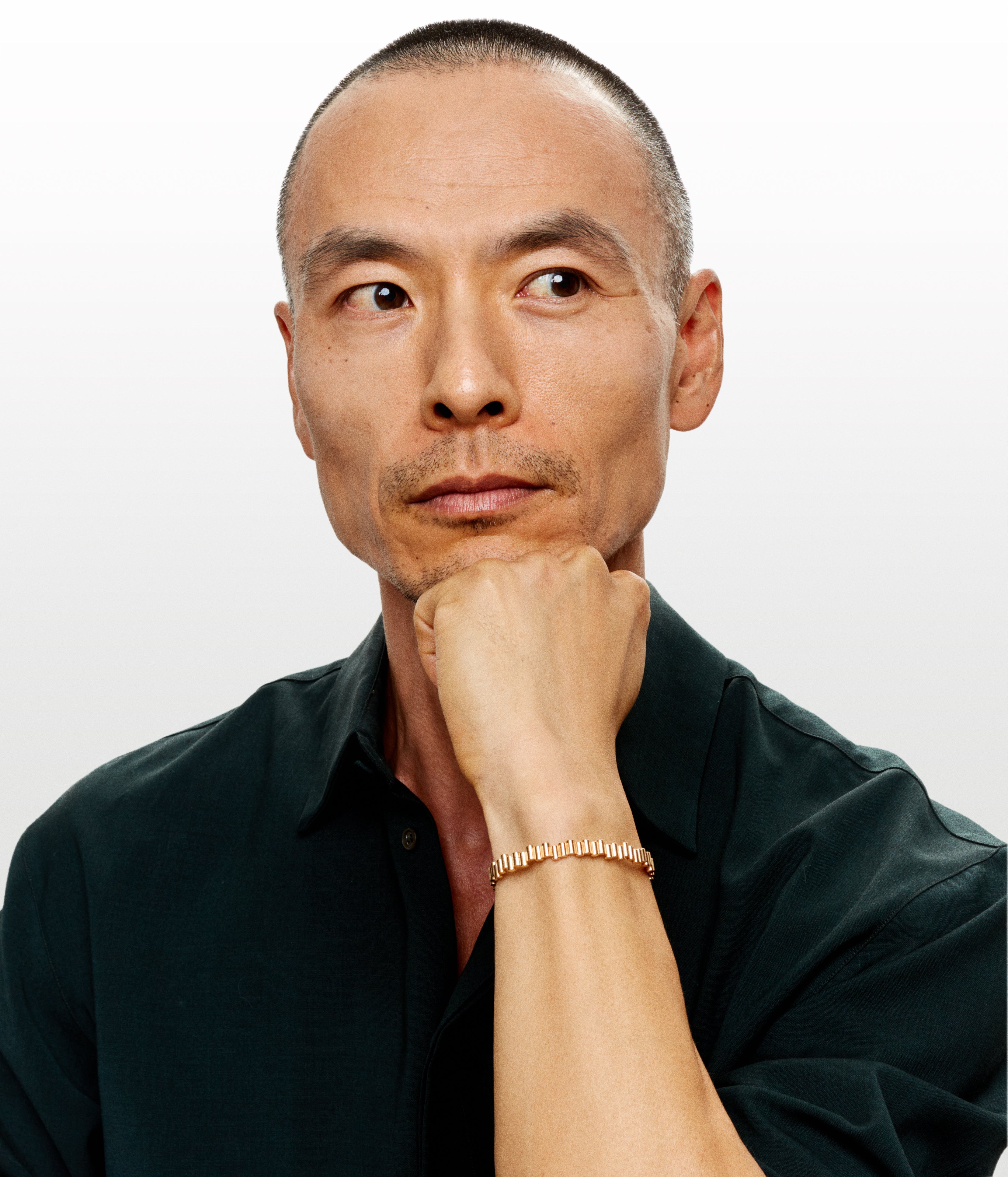 Bracelet jonc Edge or jaune