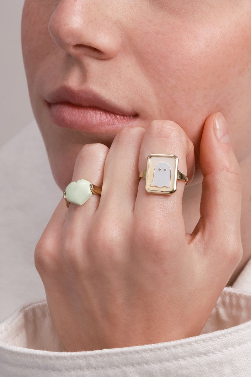Cameo Perla Fantasma ring