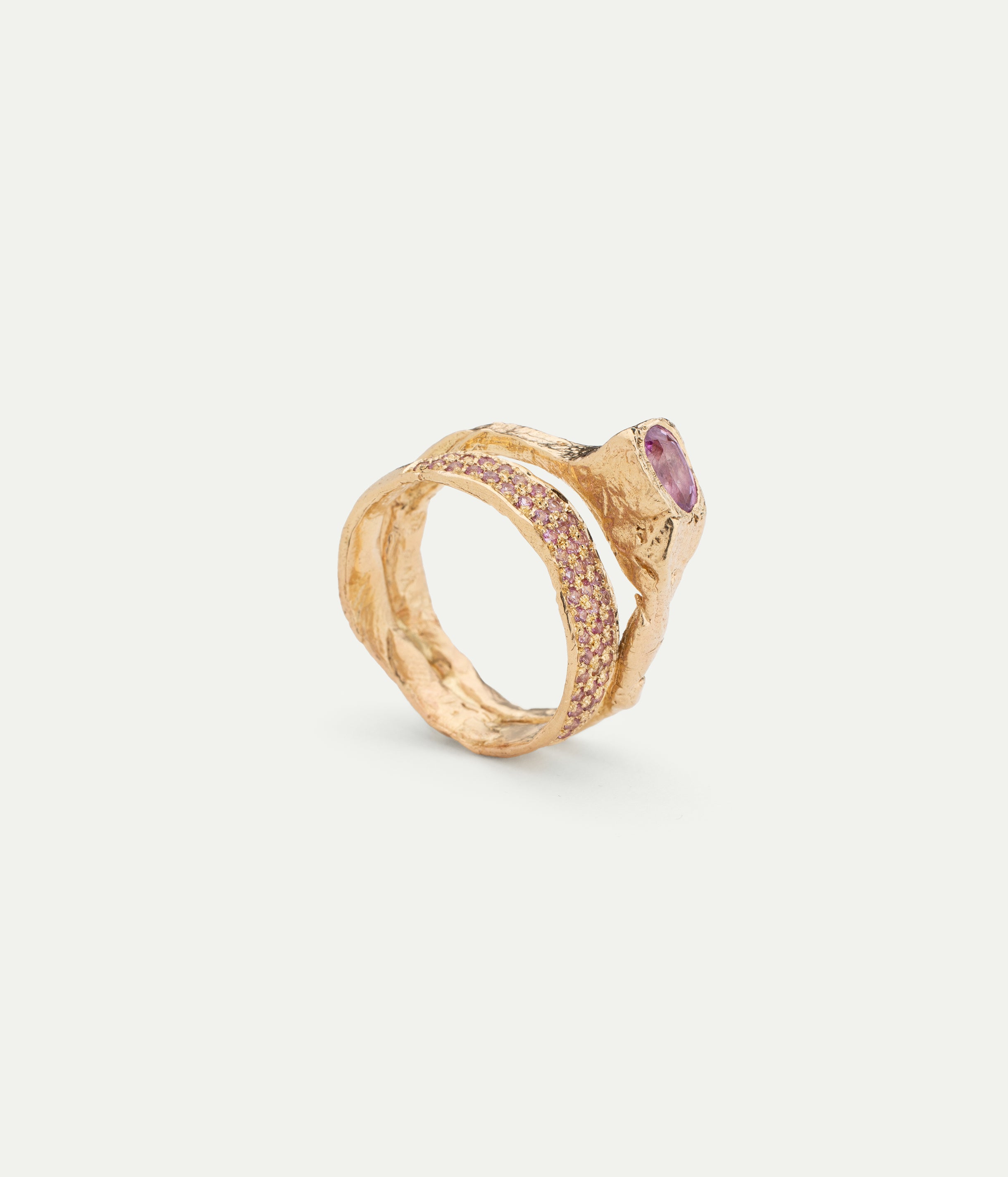 Bague Pink Norma Coma saphir rose