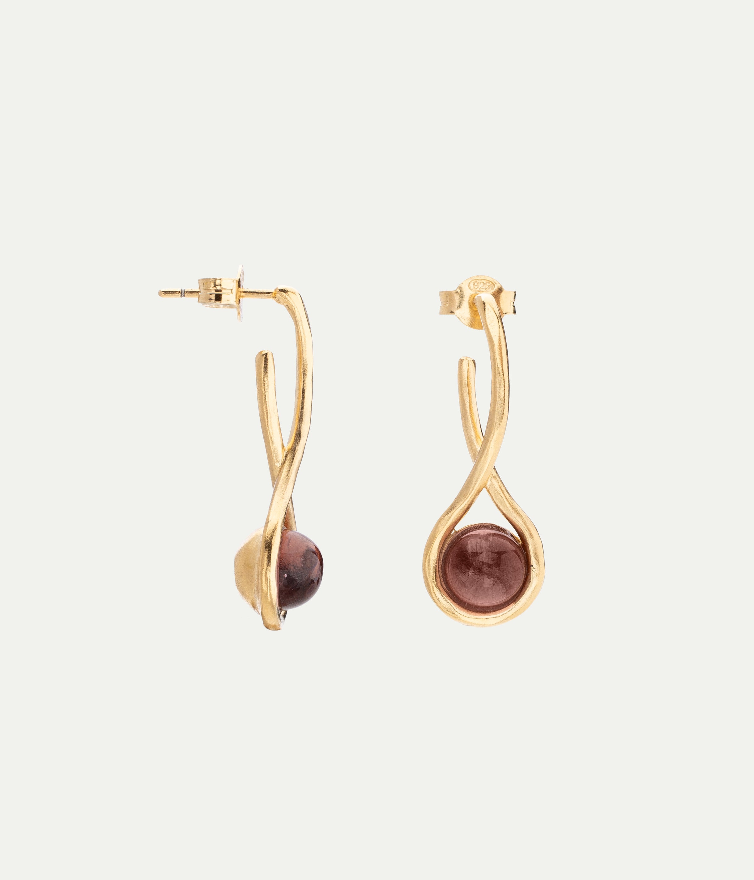 Boucles d'oreilles Dormeuses Light Purple