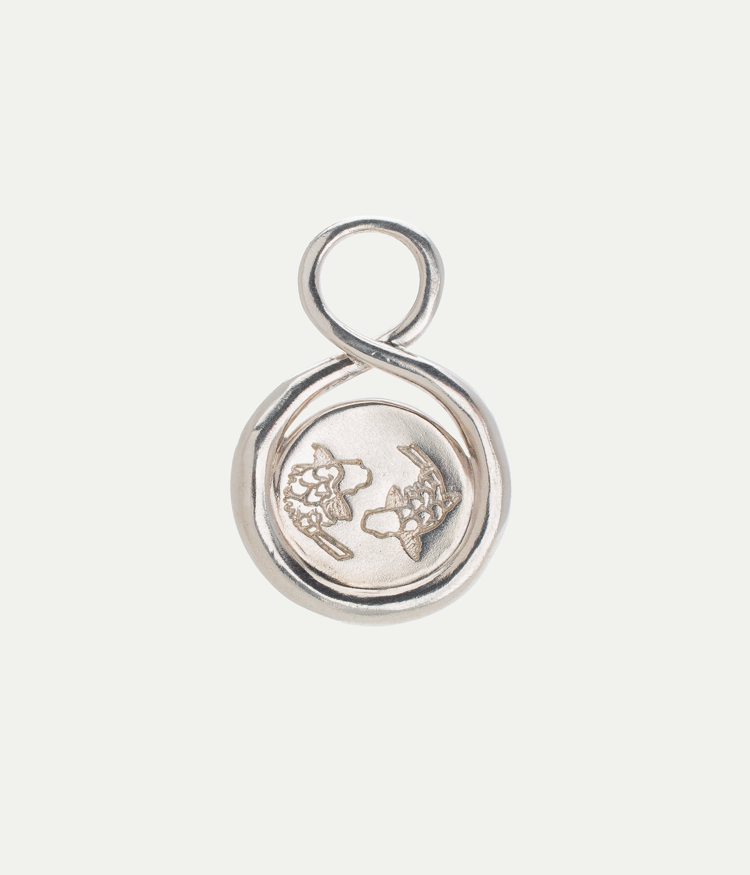 Pendentif Astre Poisson Argent