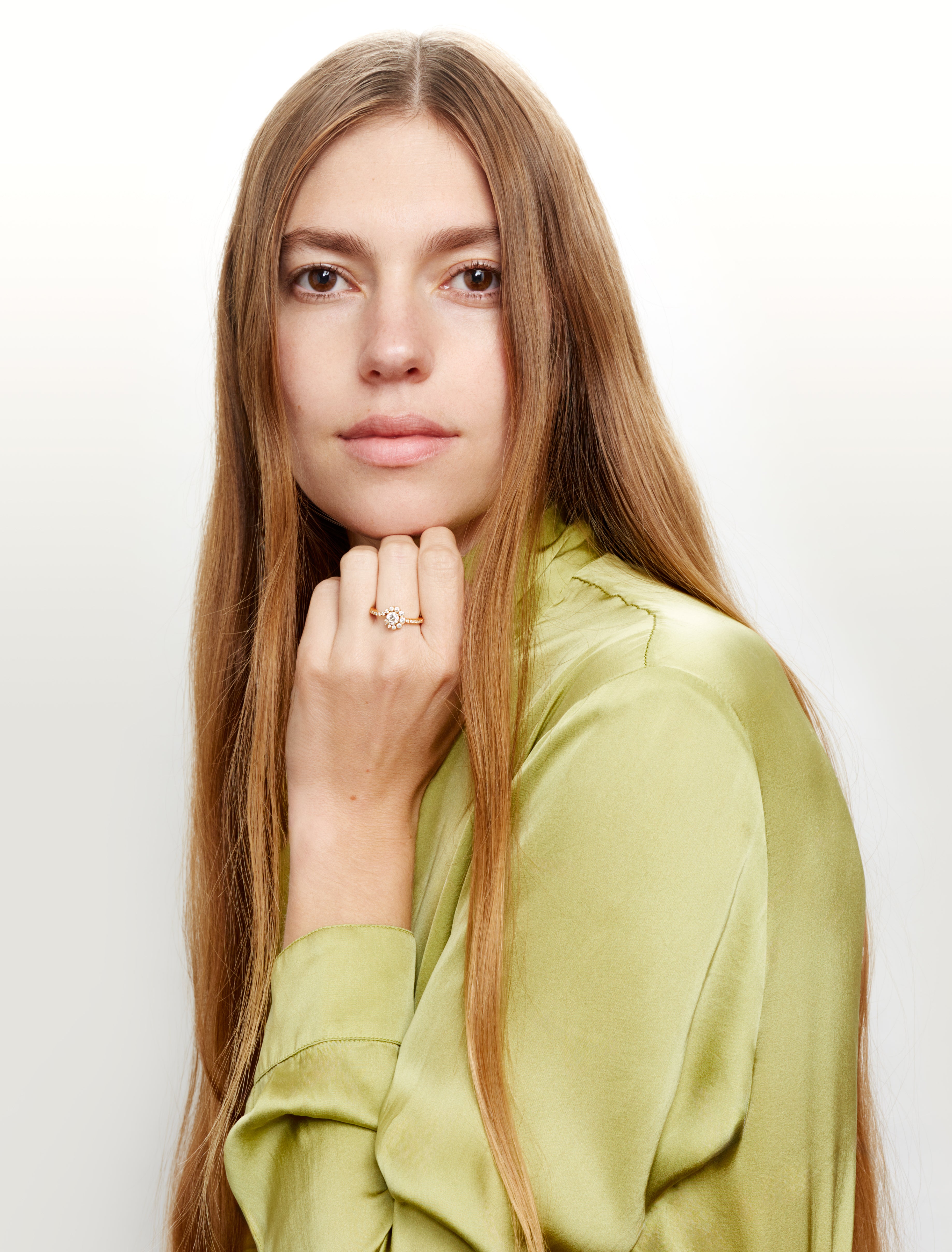 Bague Célestine de diamant or jaune