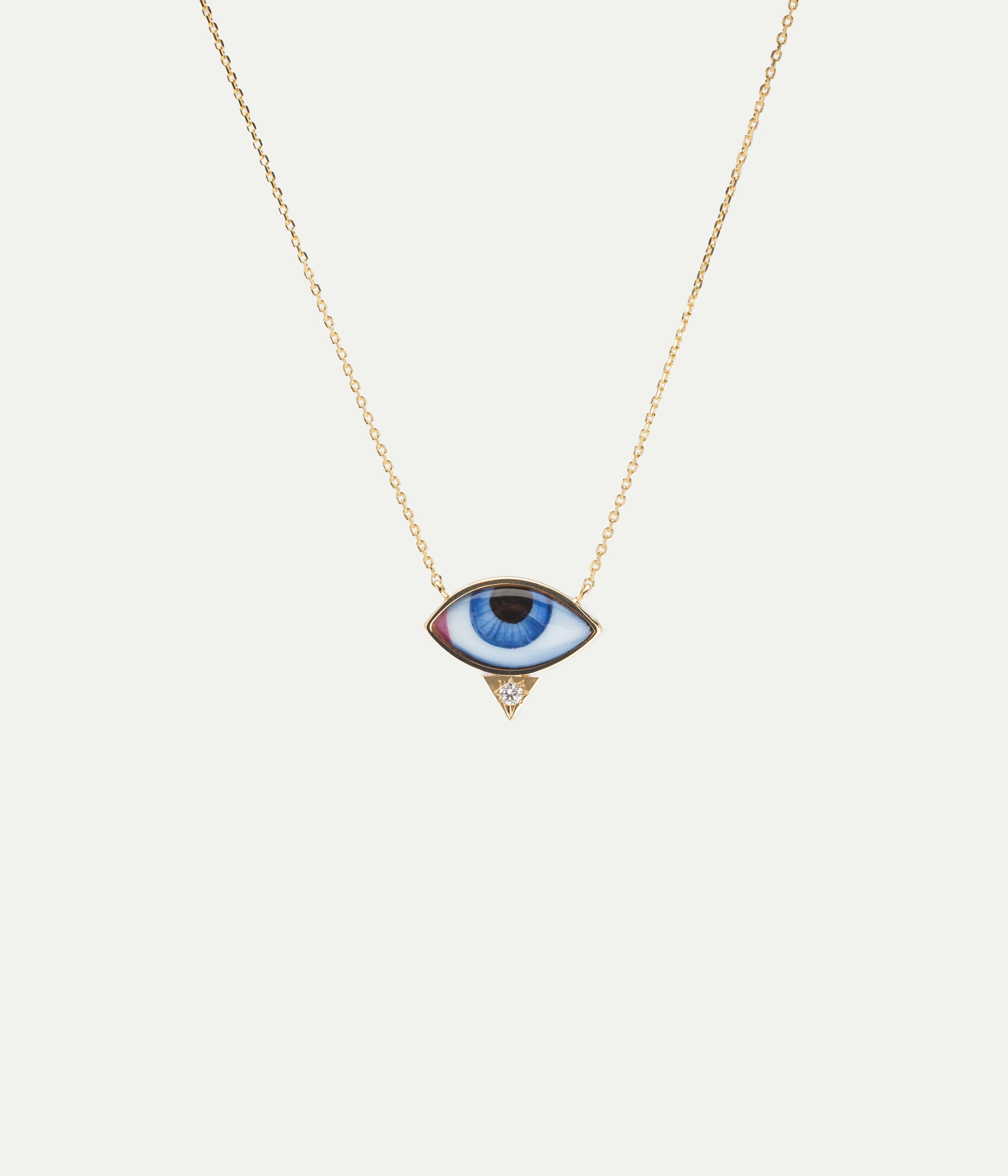 Collier Petit Bleu diamant
