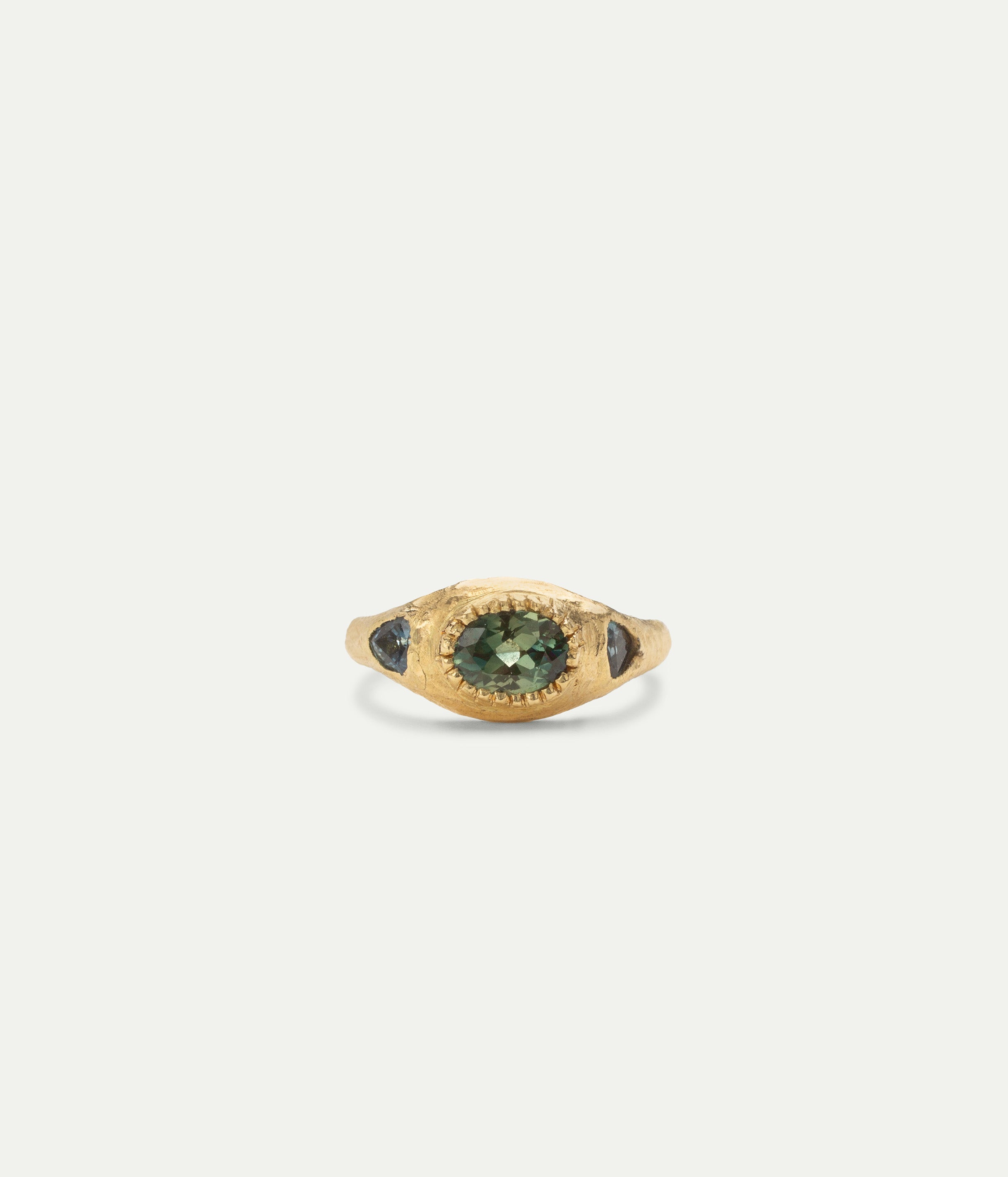 Bague Australian Saphir Vert