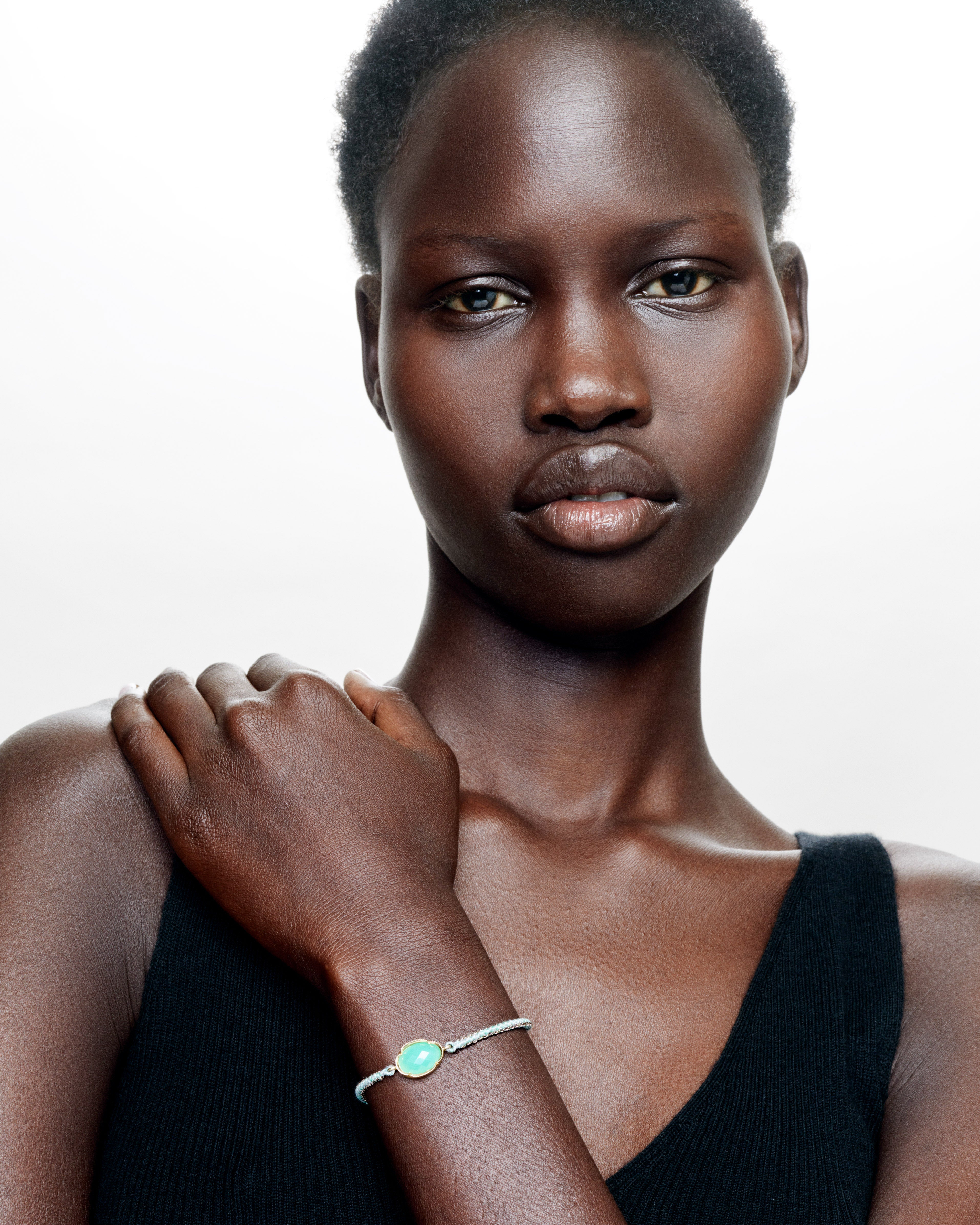 Orbit Chrysoprase bracelet