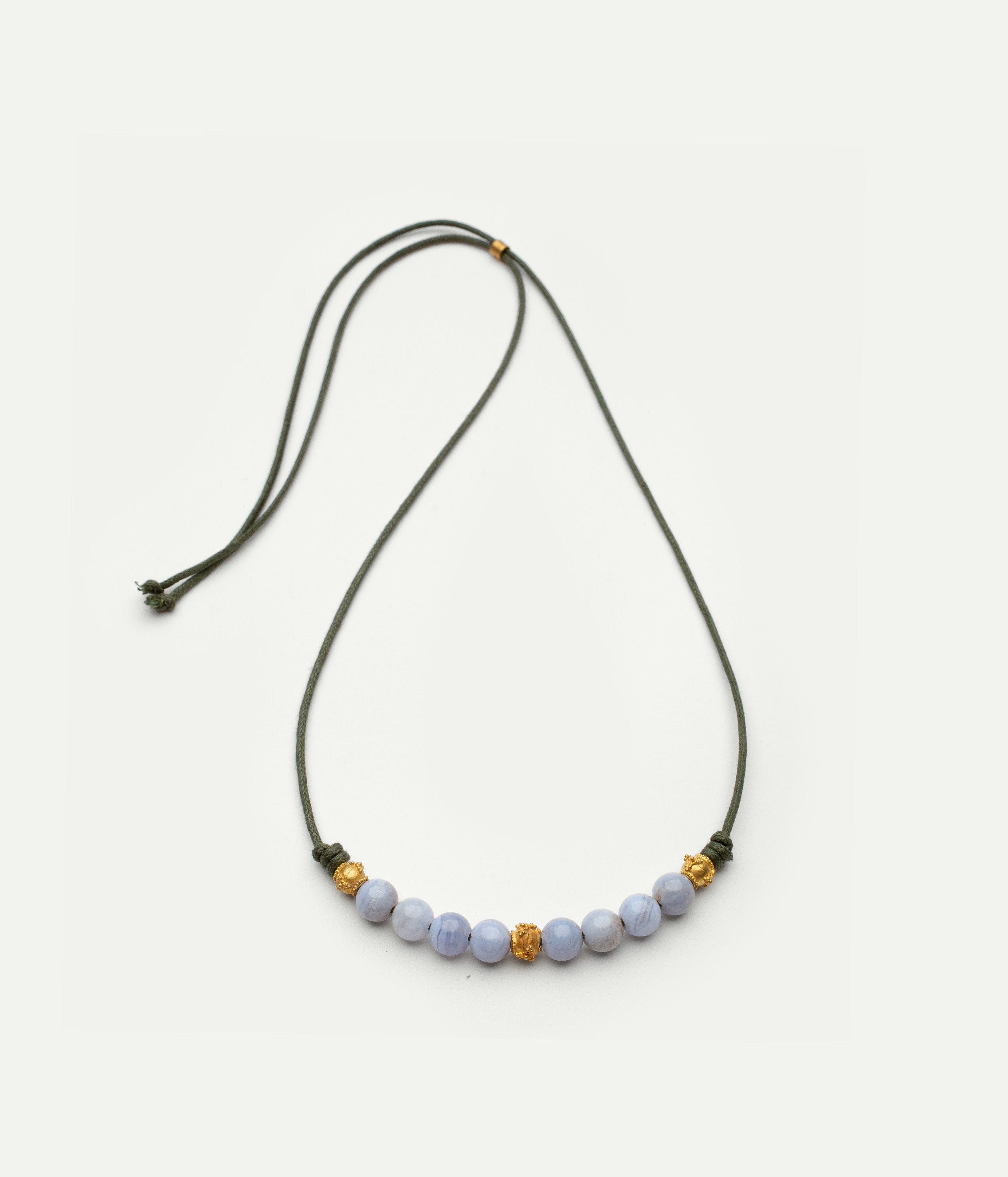 Collier Chrysoprase Lavande