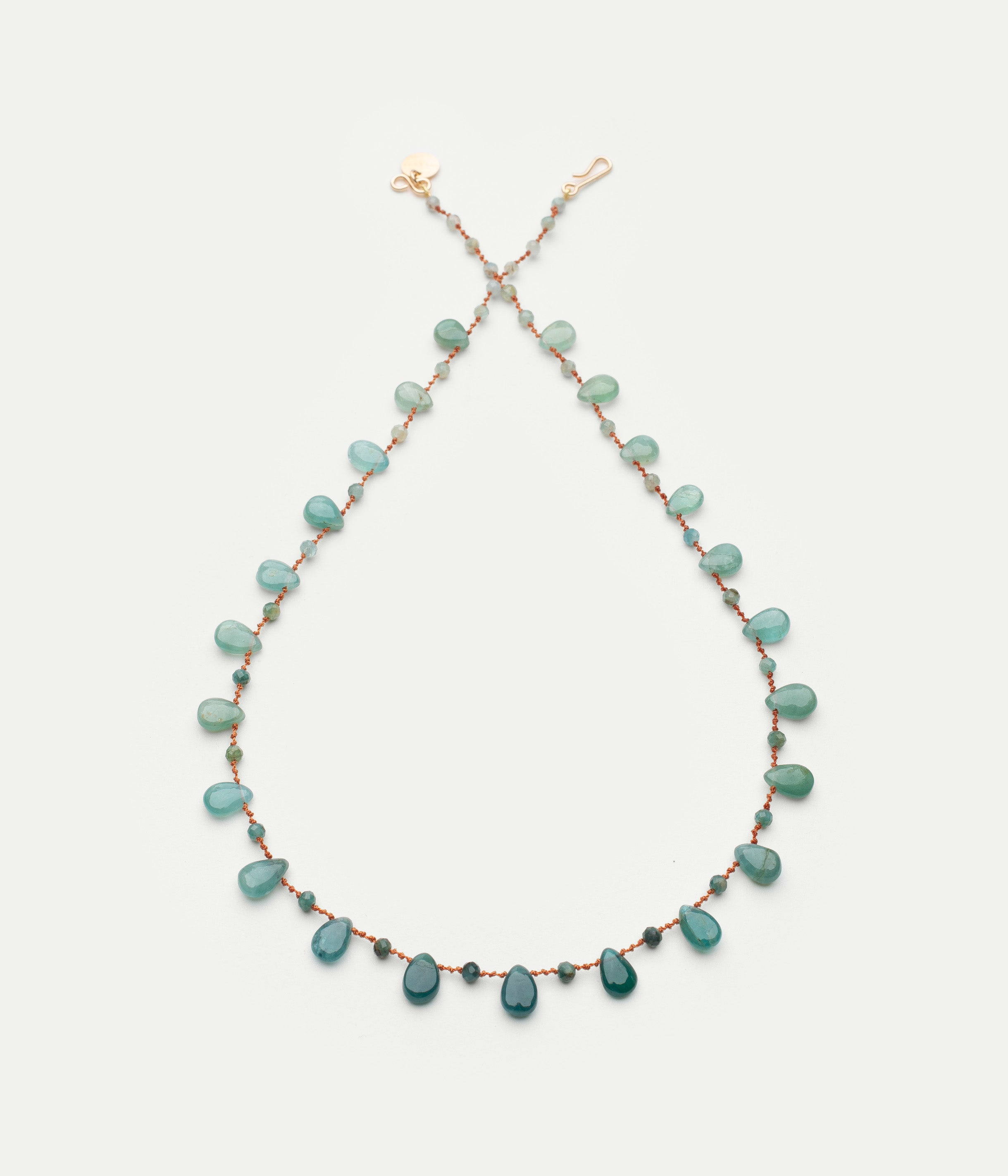 Osprey Drops and Beads Grandidierite necklace