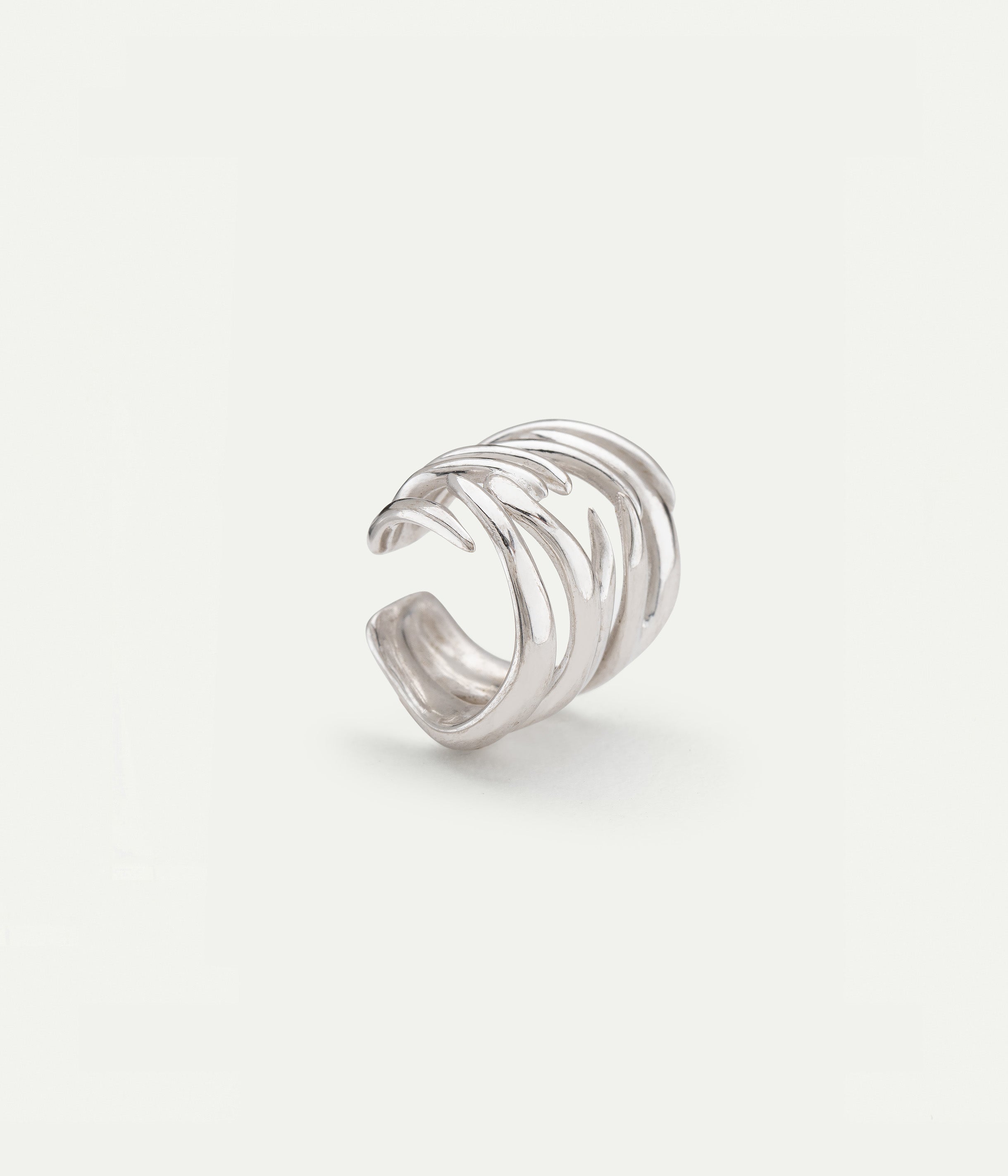 Earcuff Ritorto multi plaqué rhodium