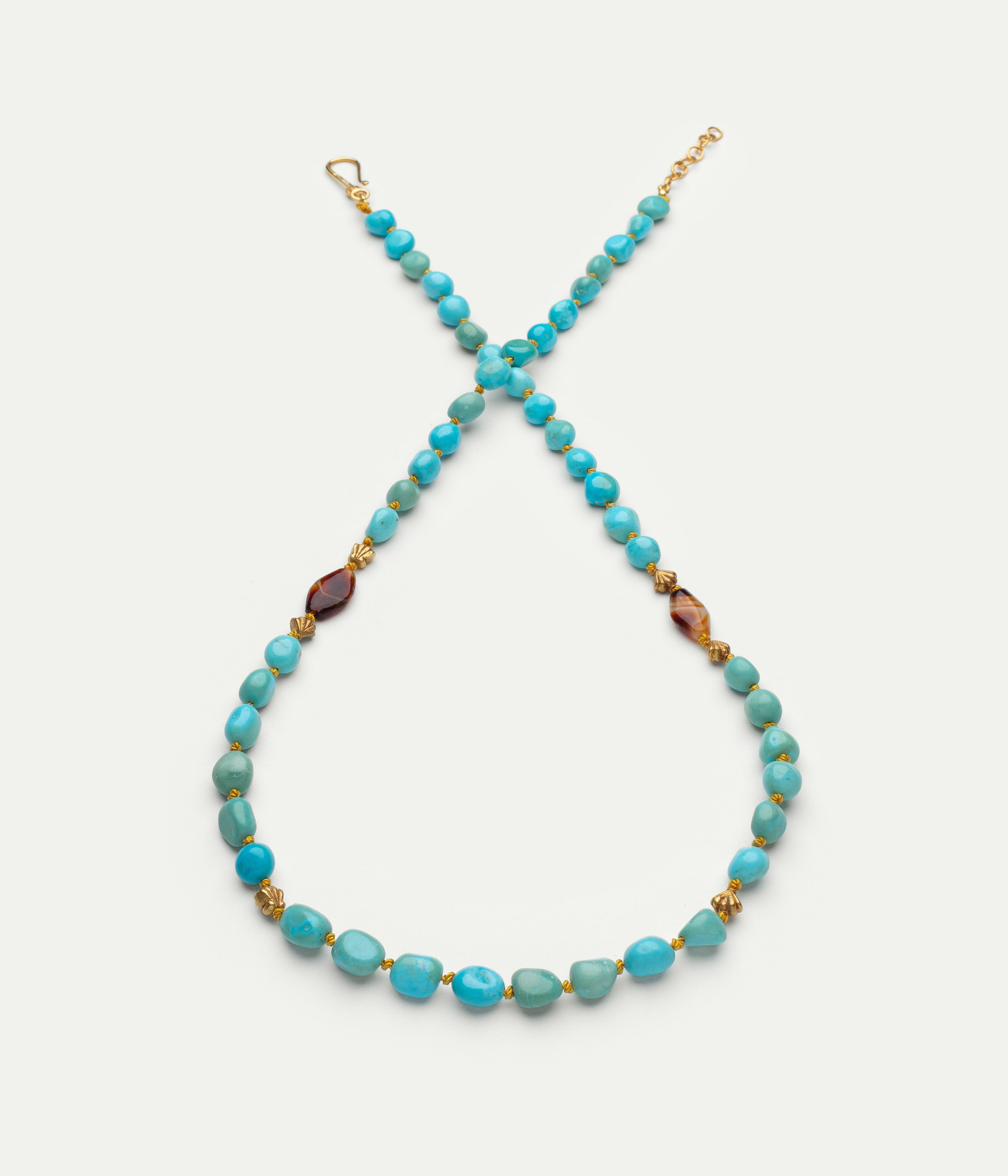 Collier Arizona turquoise et agate