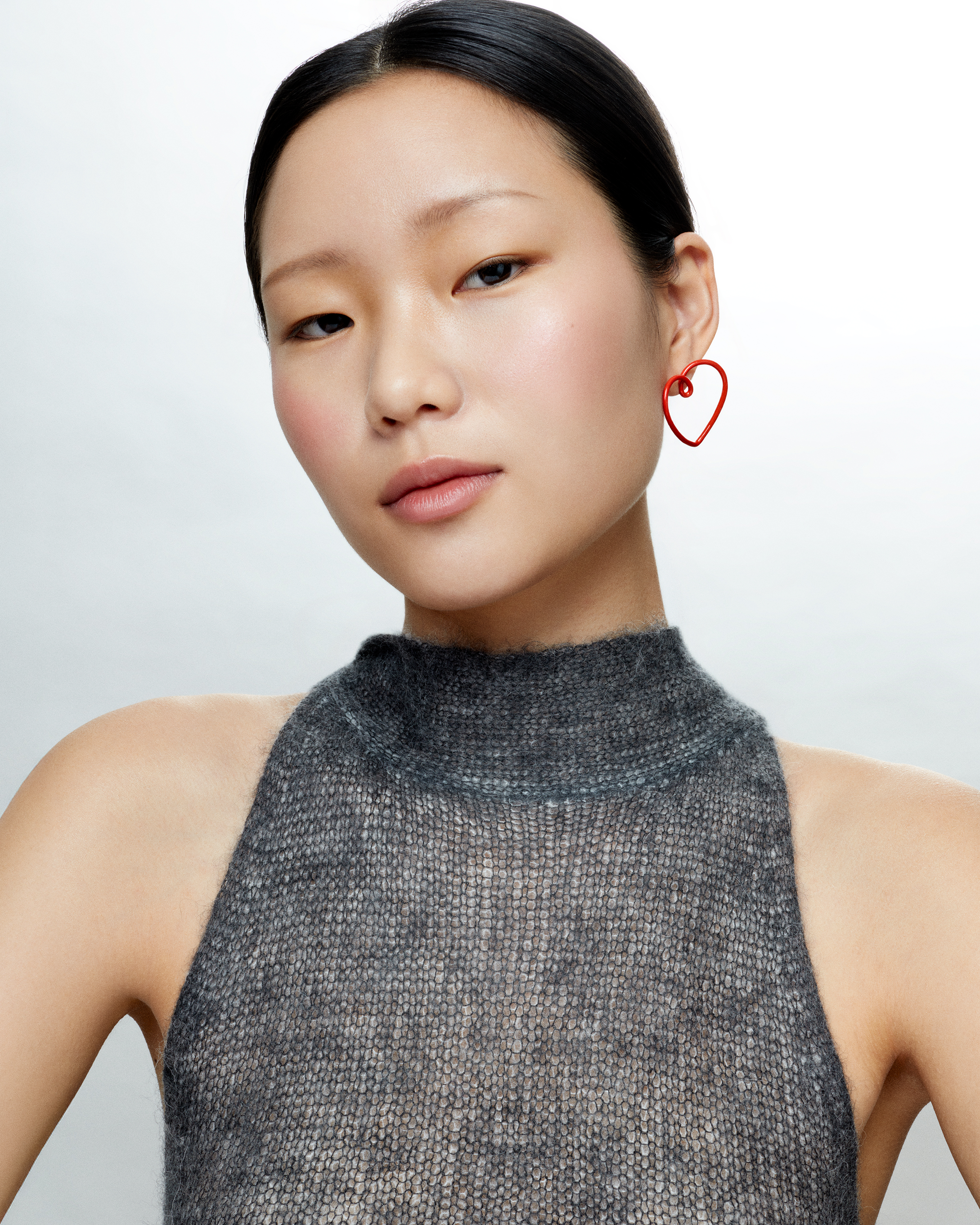 Boucles d'oreilles Big Red Heart