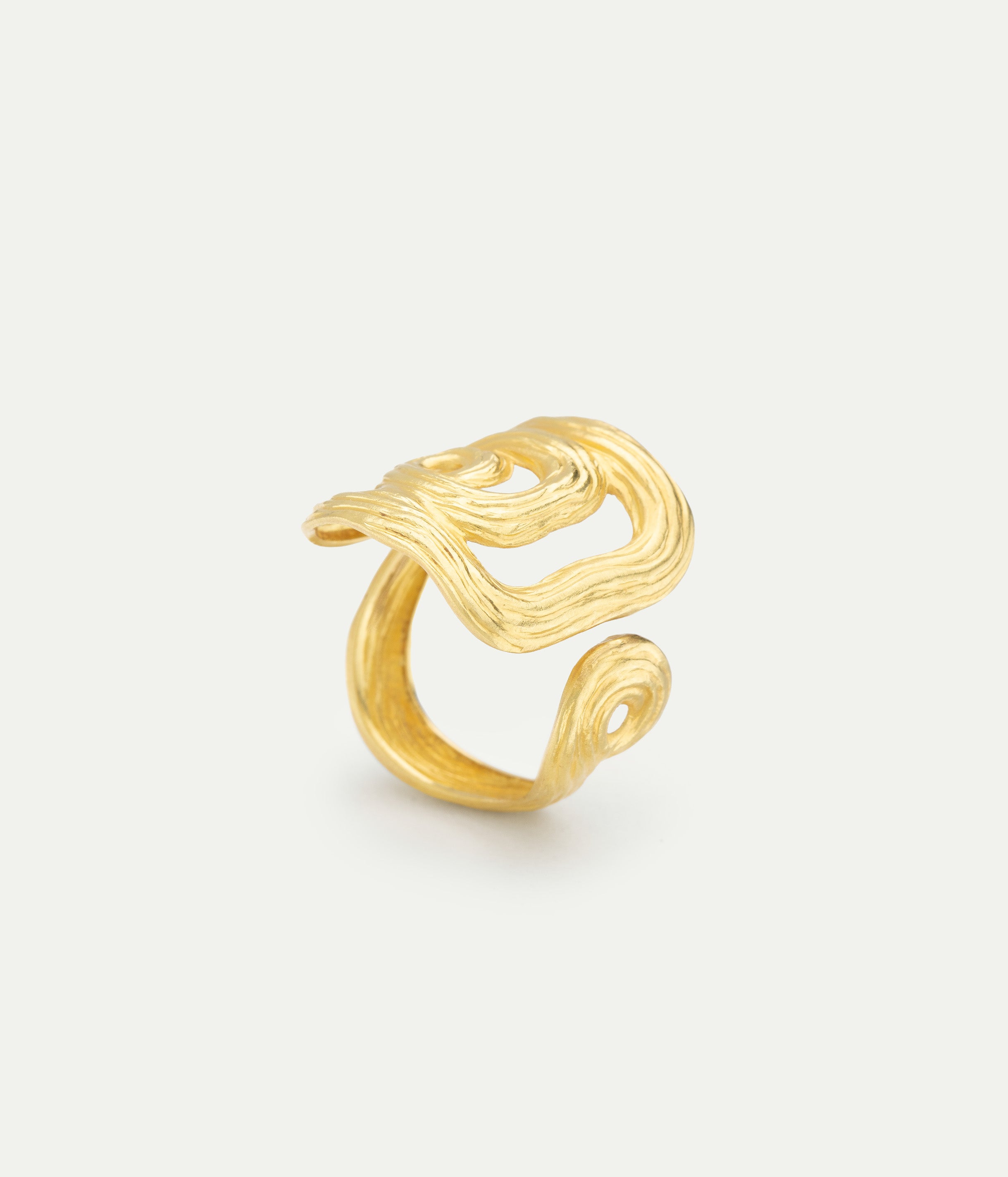 Bague Poseidon's Waves Square
