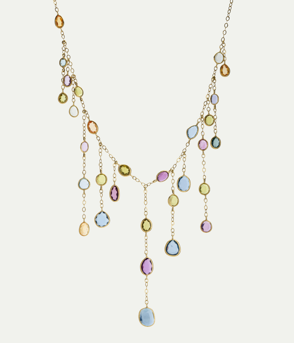 Collier New Day Waterfall Tourmalines