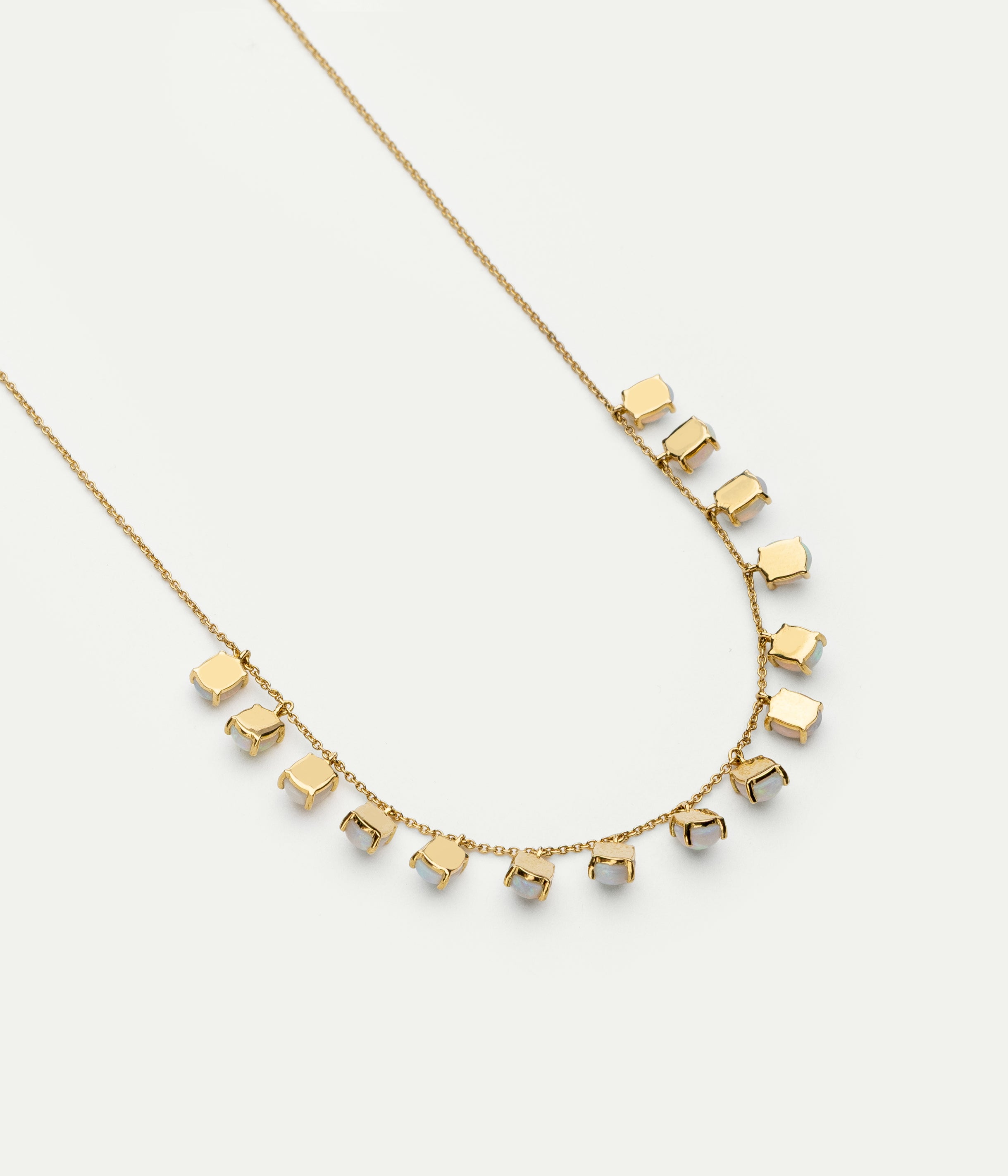 Dancing Drop opal necklace