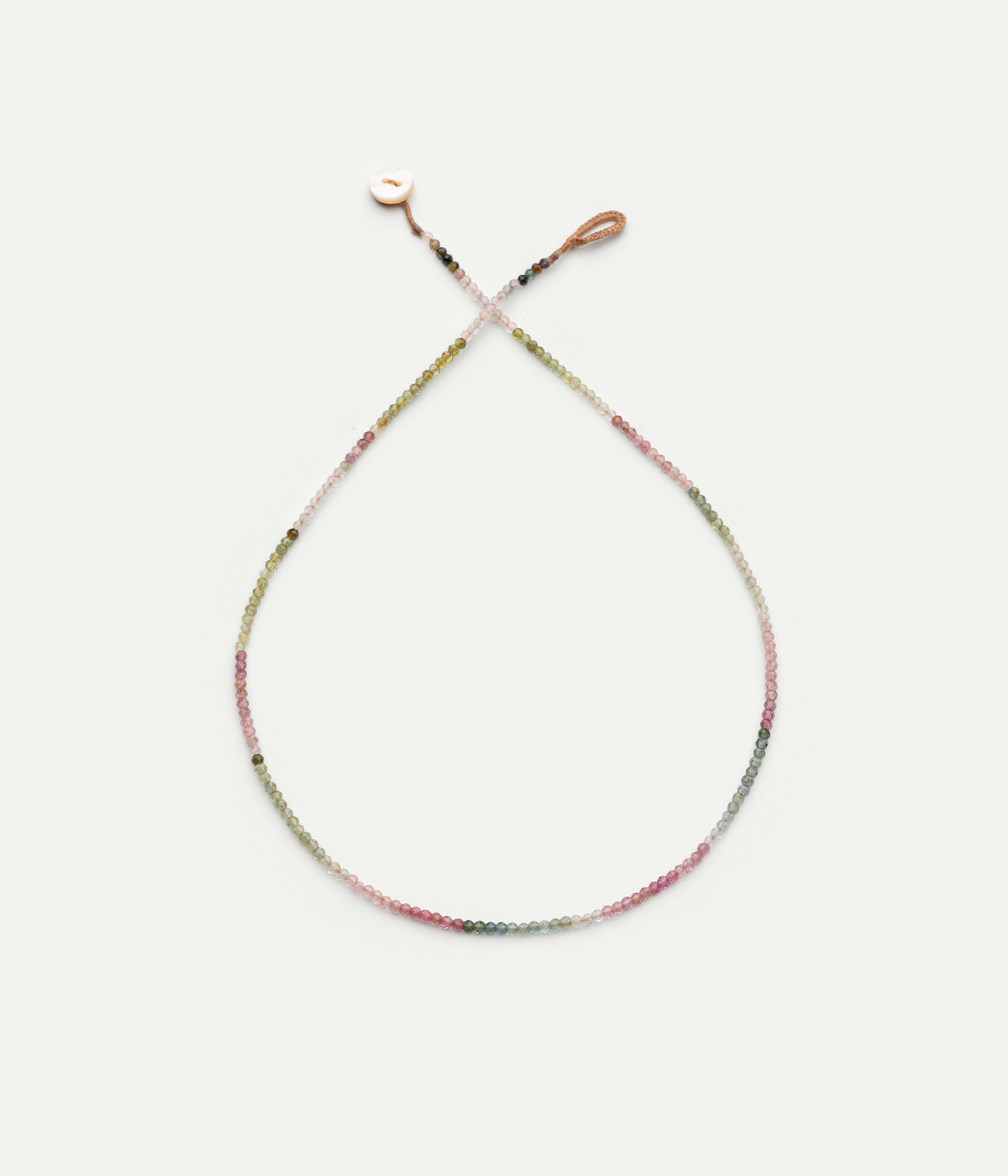 Collier Bouton Tourmaline
