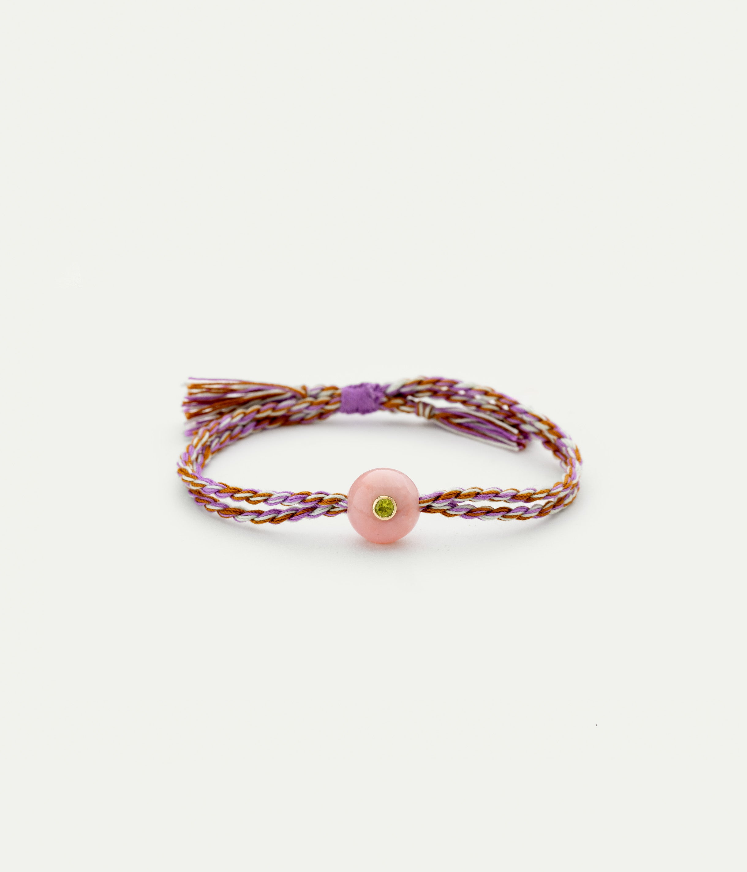 Bracelet Scarlett Lila opale et péridot