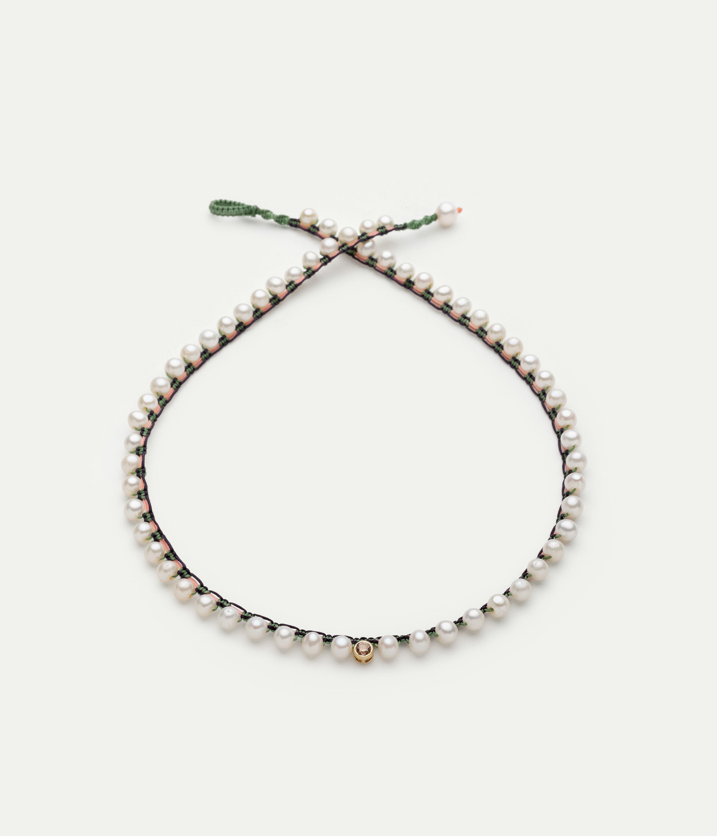 Collier Maya n°2 perles et grenat