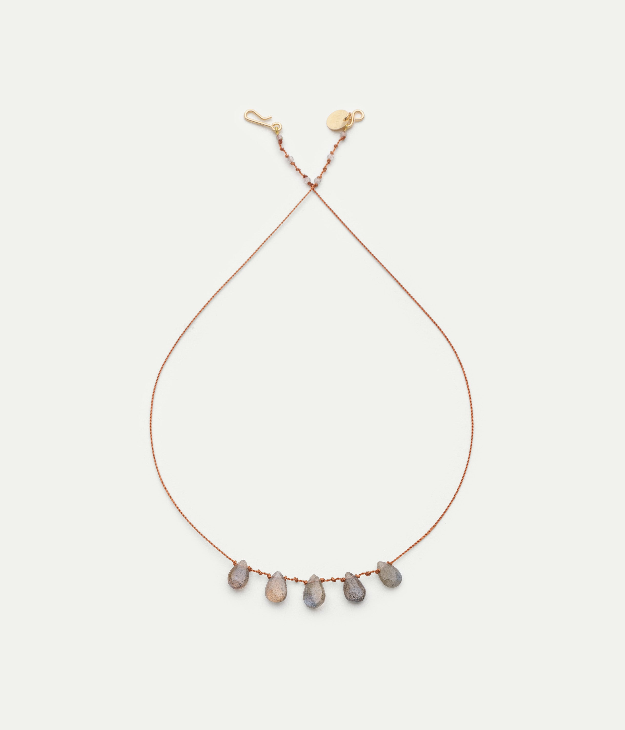 Collier 5 Gouttes Labradorite