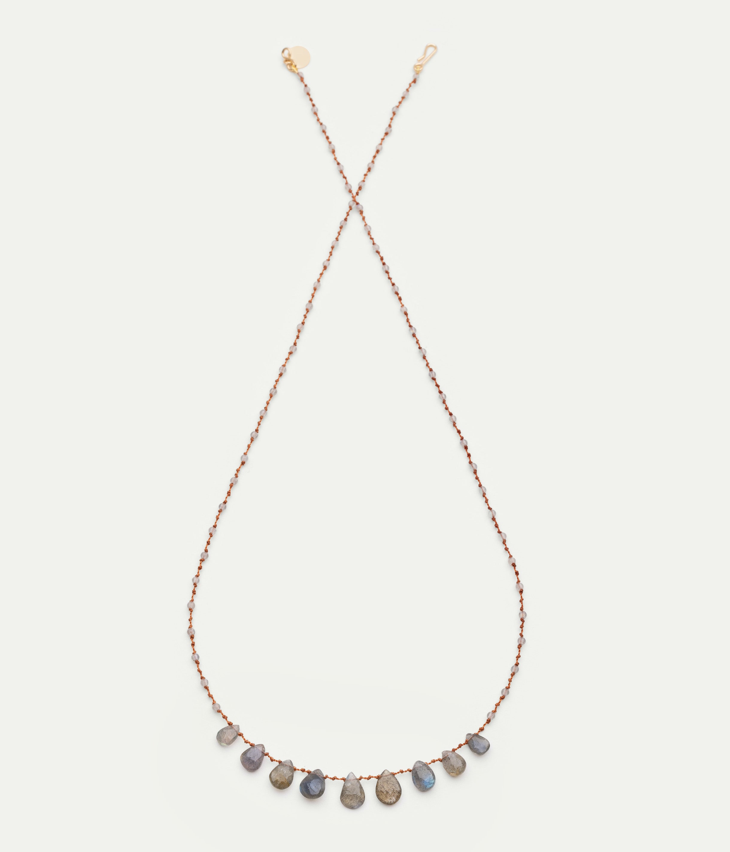 Collier 9 Gouttes Labradorite