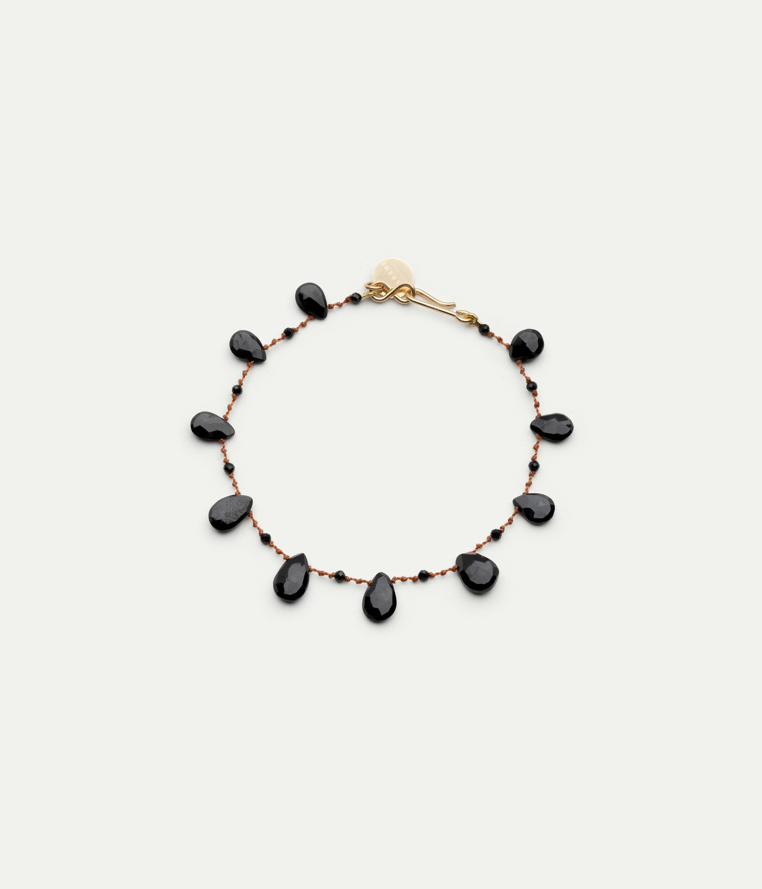 Bracelet Whitney drops and beads spinelle