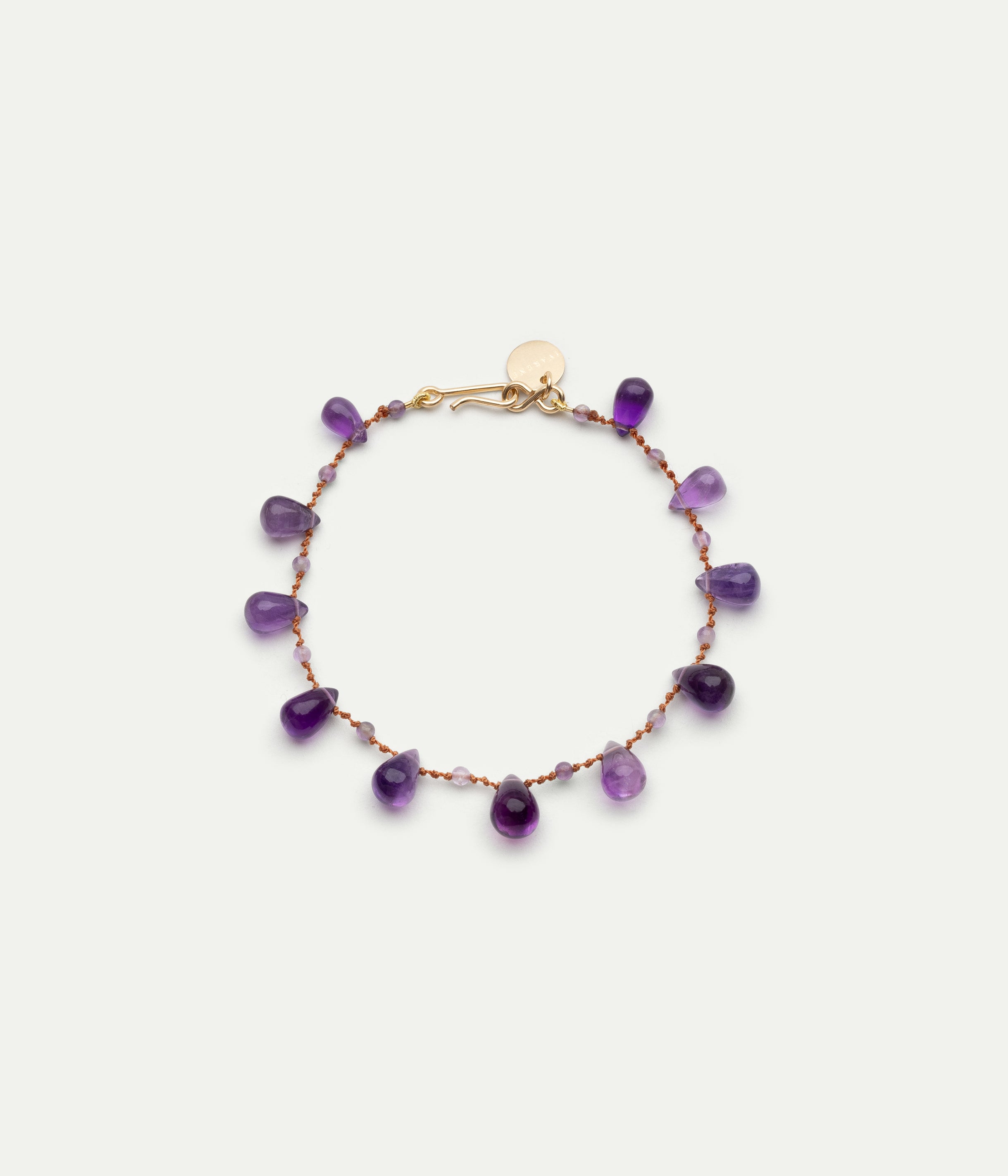 Niilo Drops and Beads amethyst bracelet
