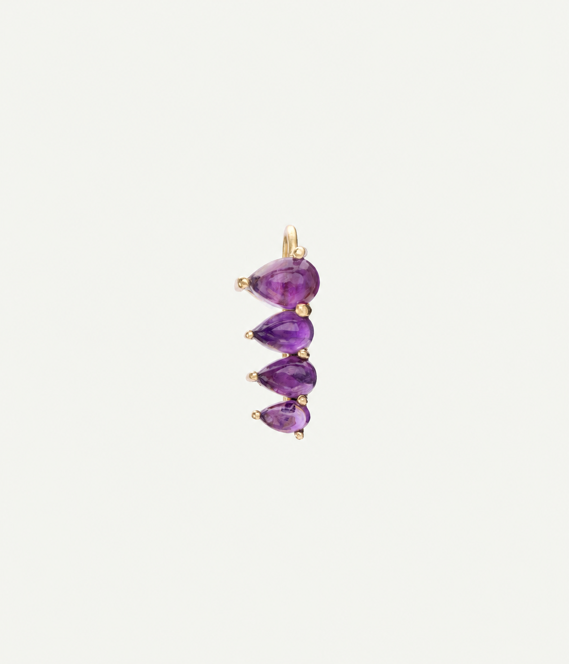Nacara Amethyst Single Earring - Right