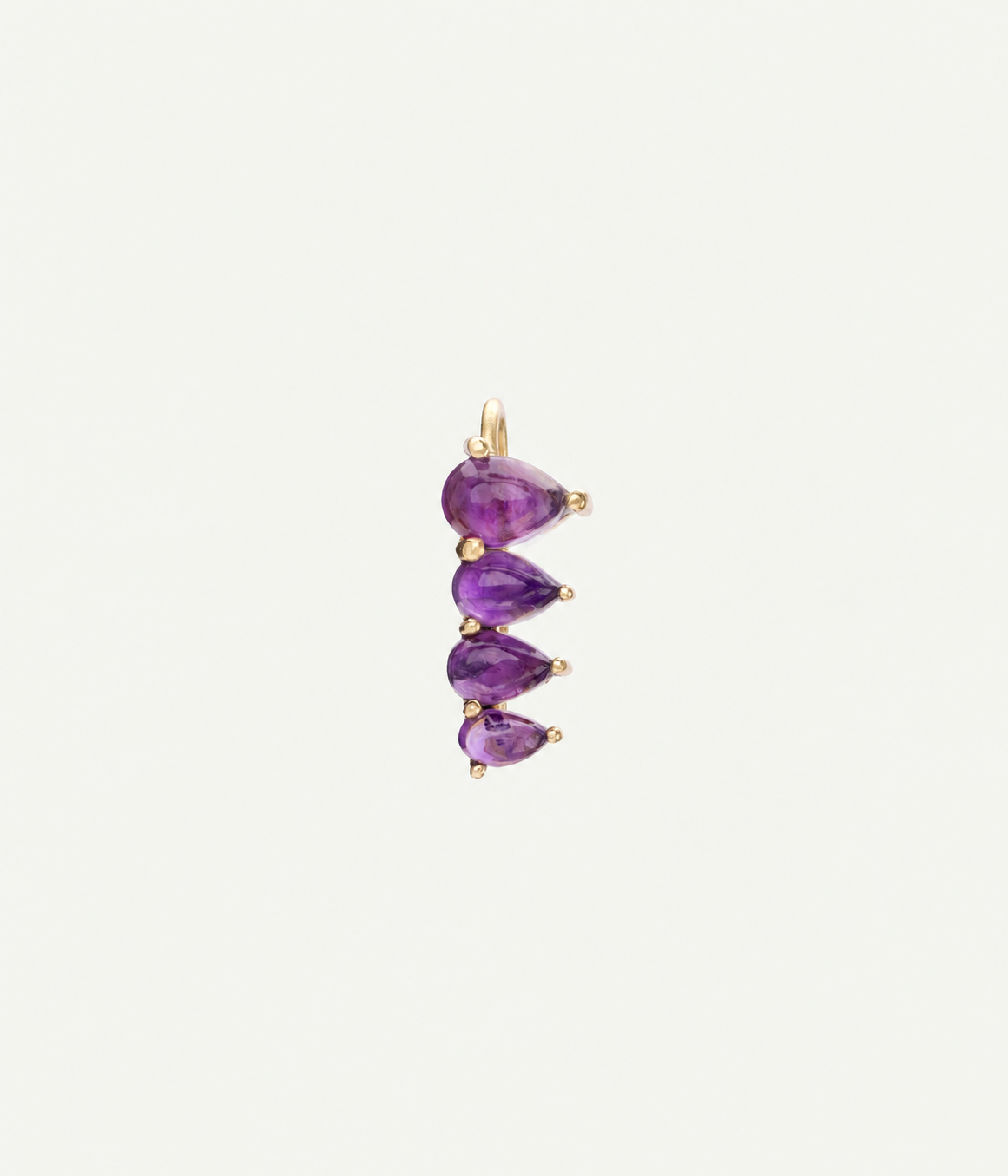Nacara Amethyst Single Earring - Left