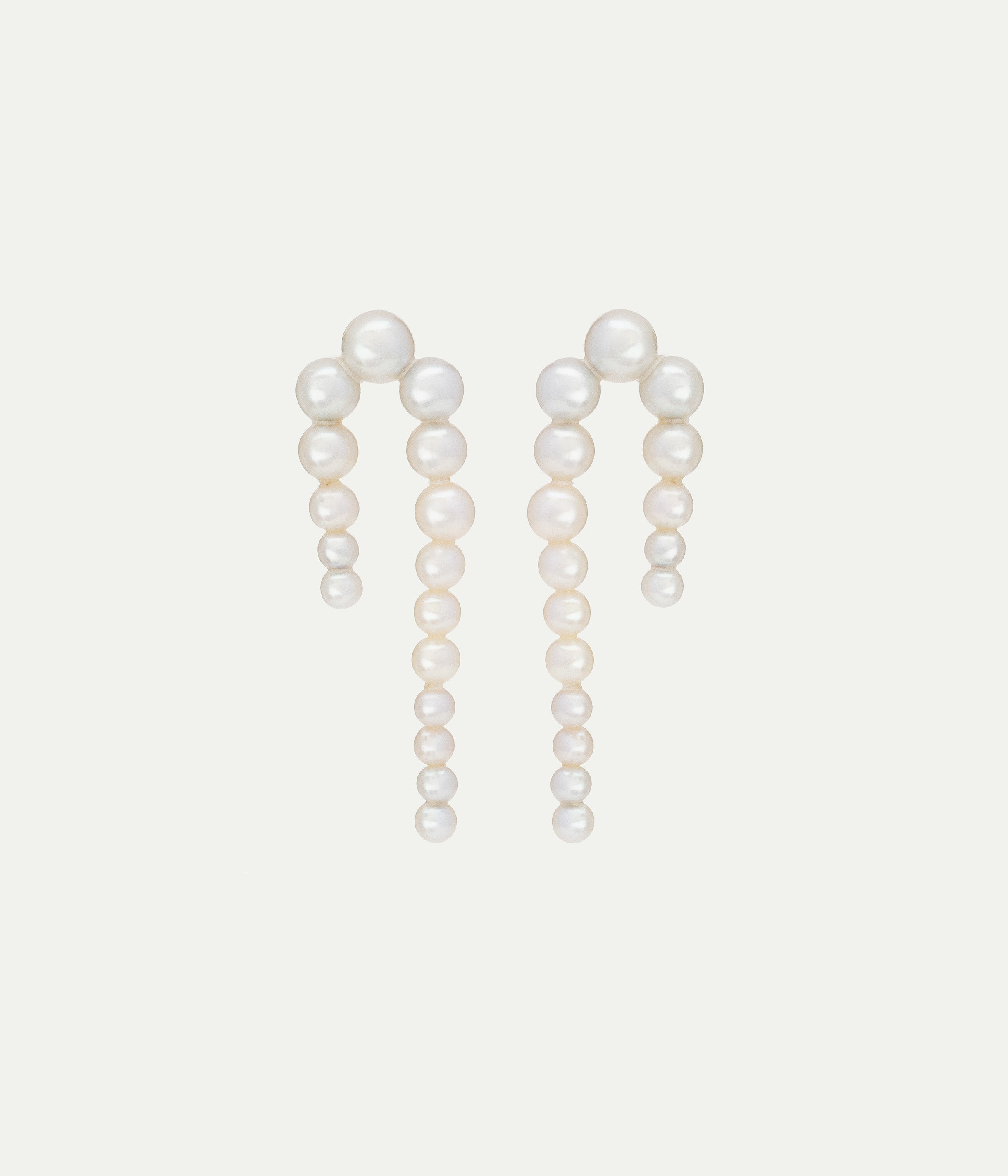 Boucles d'oreilles Petite Perle de nuit or jaune et perles