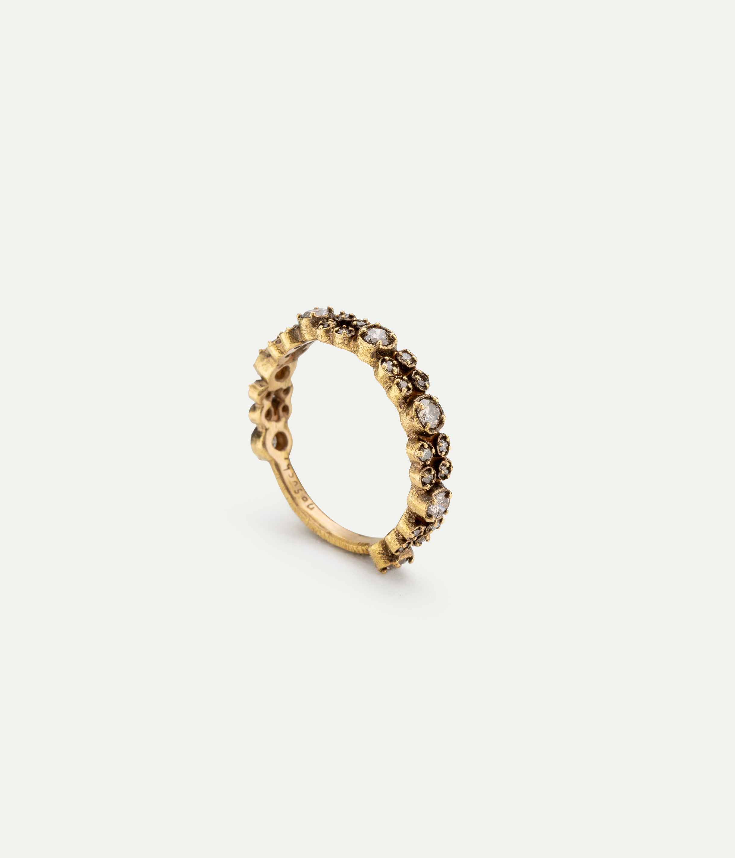 Bague Nova or jaune et diamants