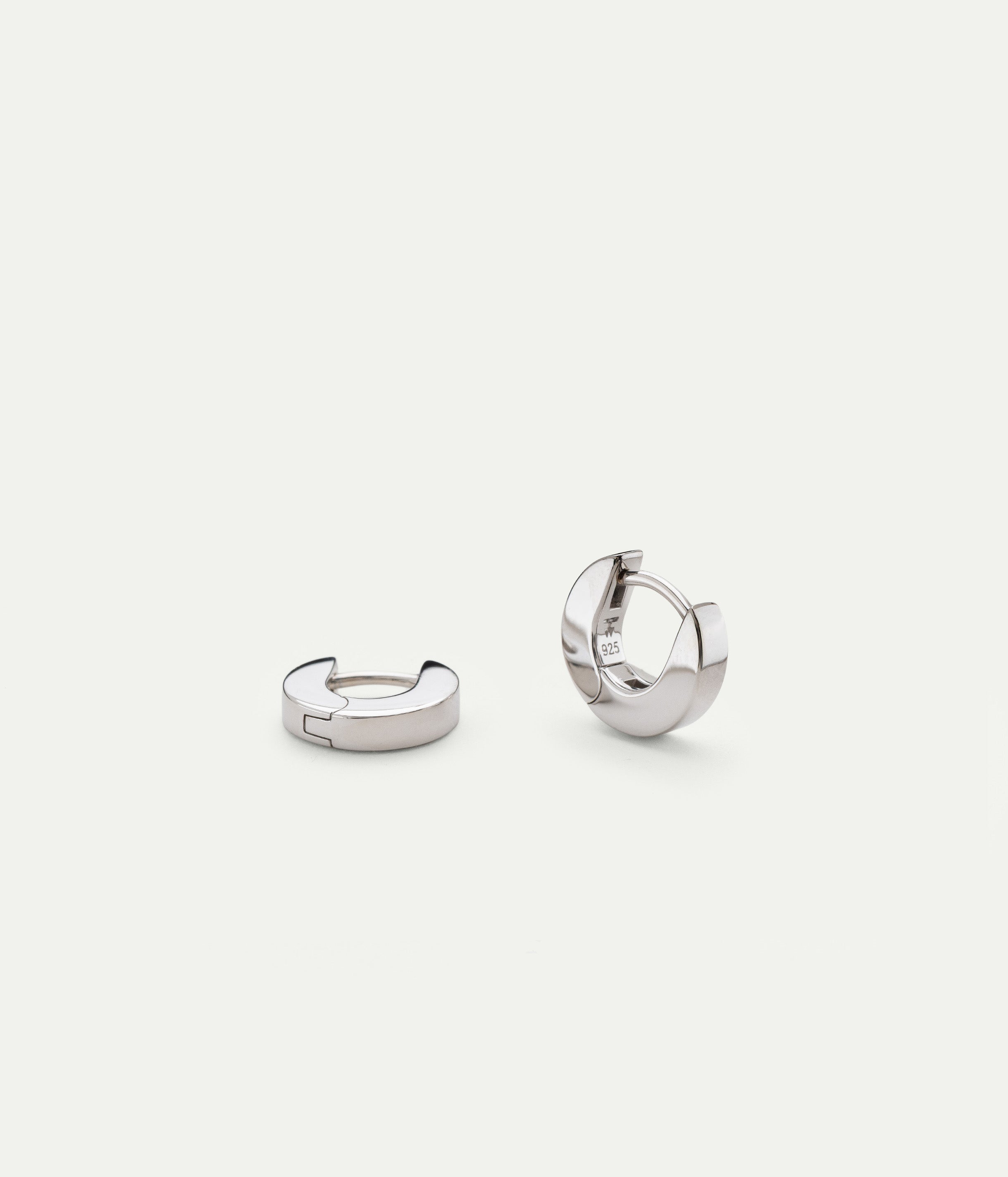 Créoles Beck Huggies argent