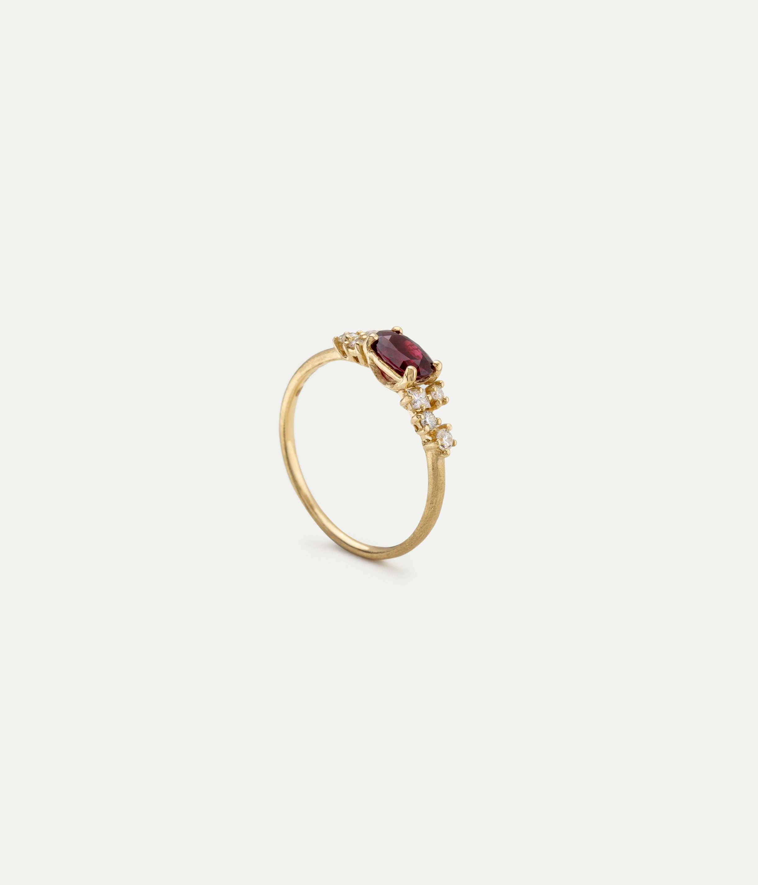 Bague Aurore rubis 0.77cts