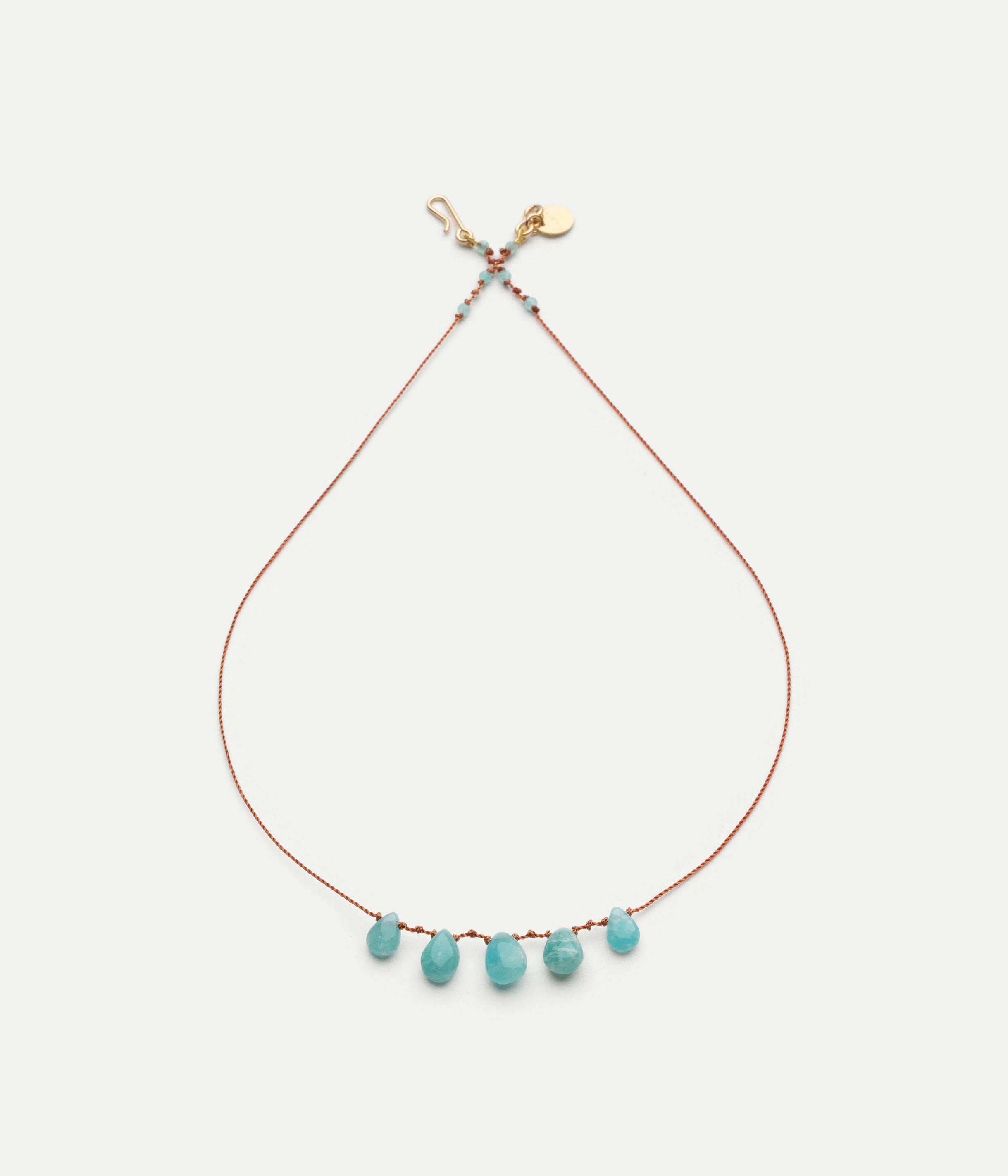 Collier 5 Gouttes Amazonite