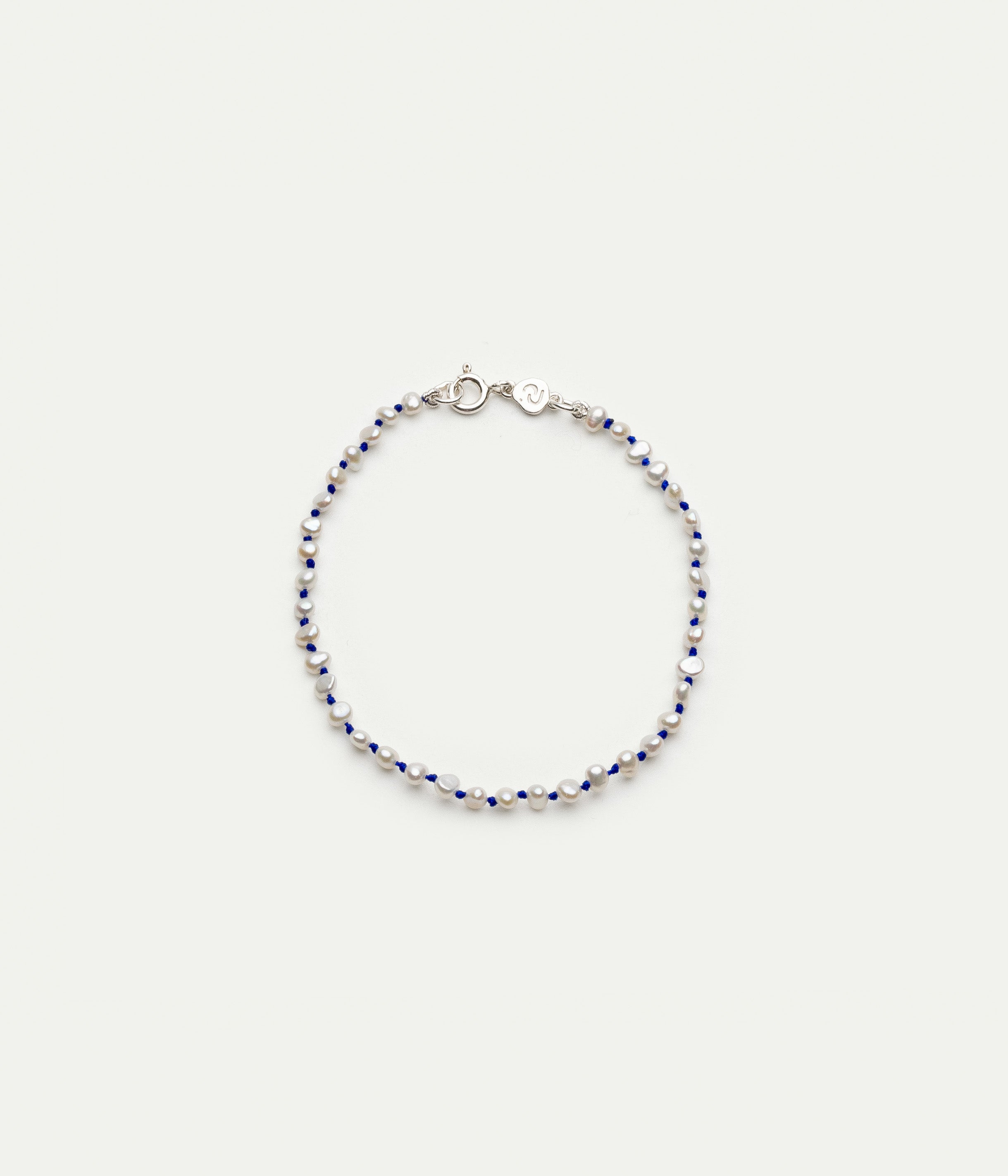Bracelet Mini Soga bleu et perles