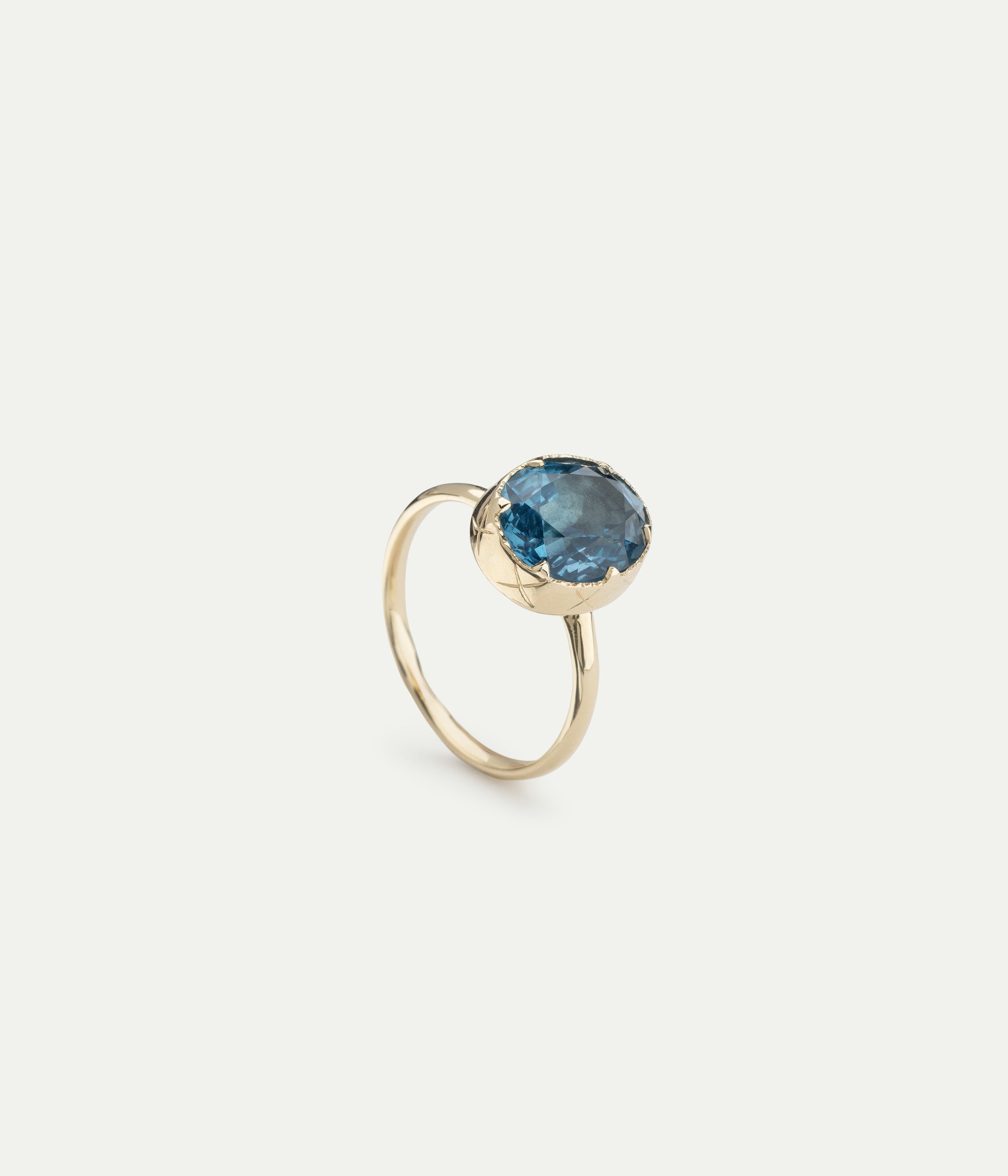 Jelly Blue Topaz ring