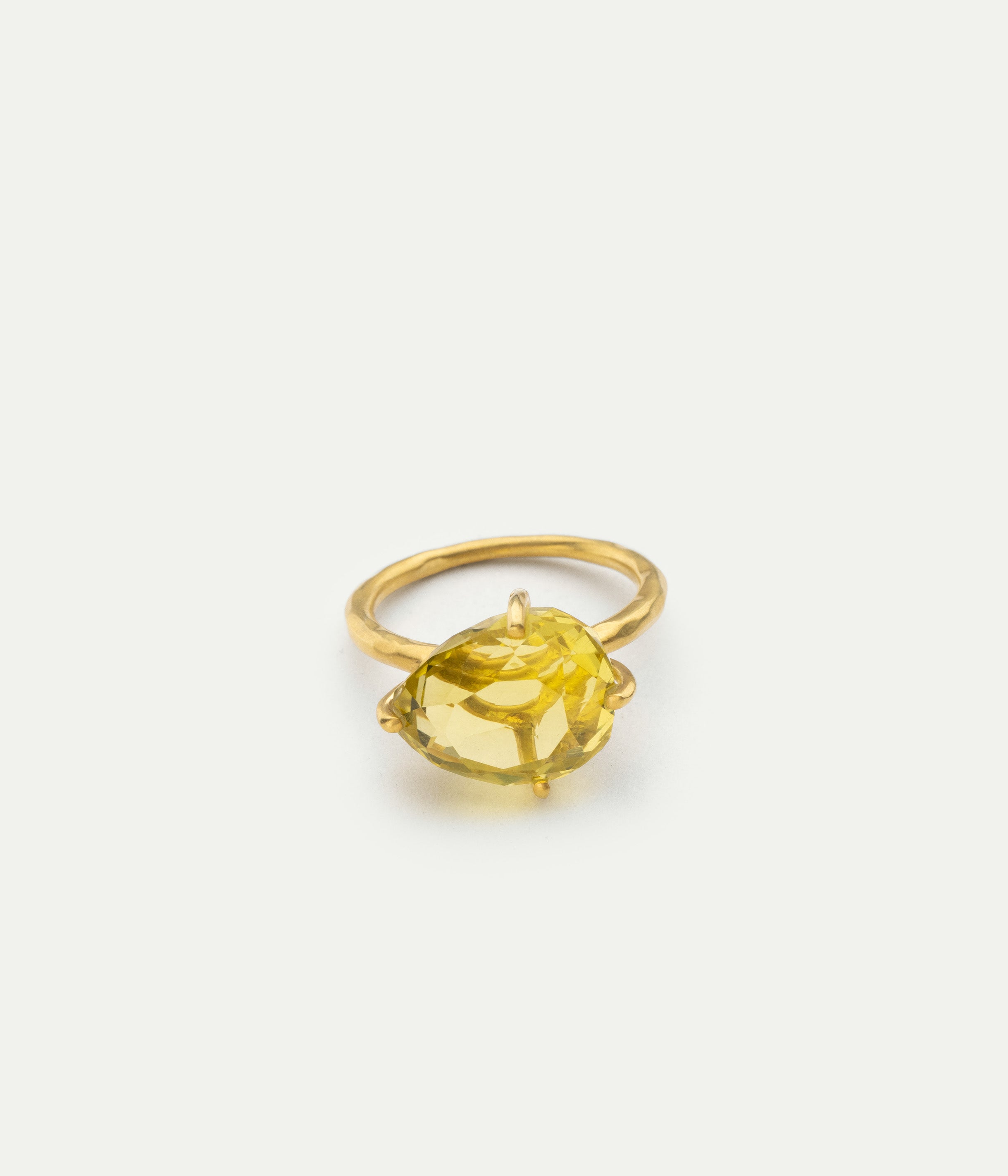 Bague Carnival Claw Set quartz citron