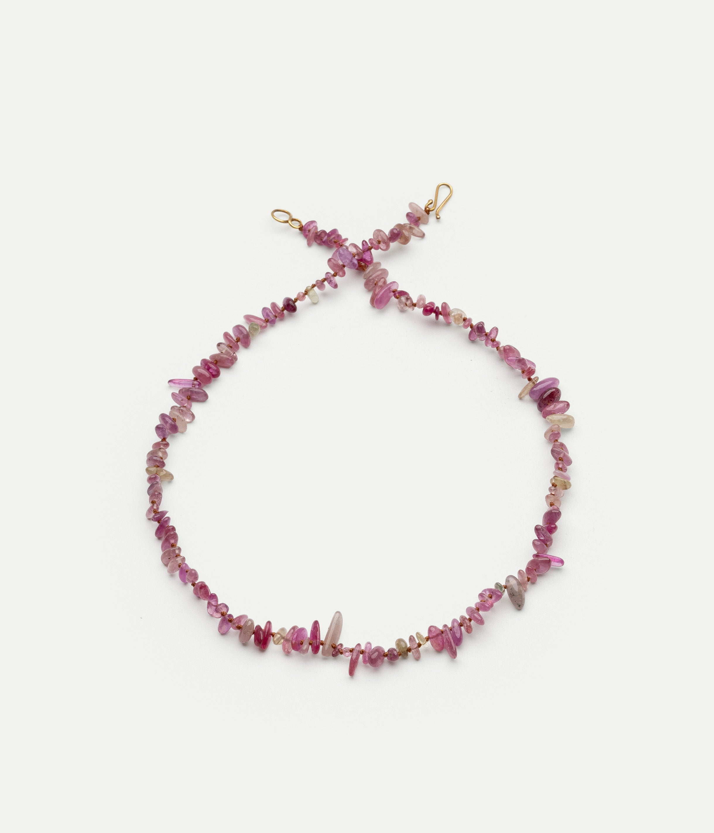 Rose Silk topaz necklace