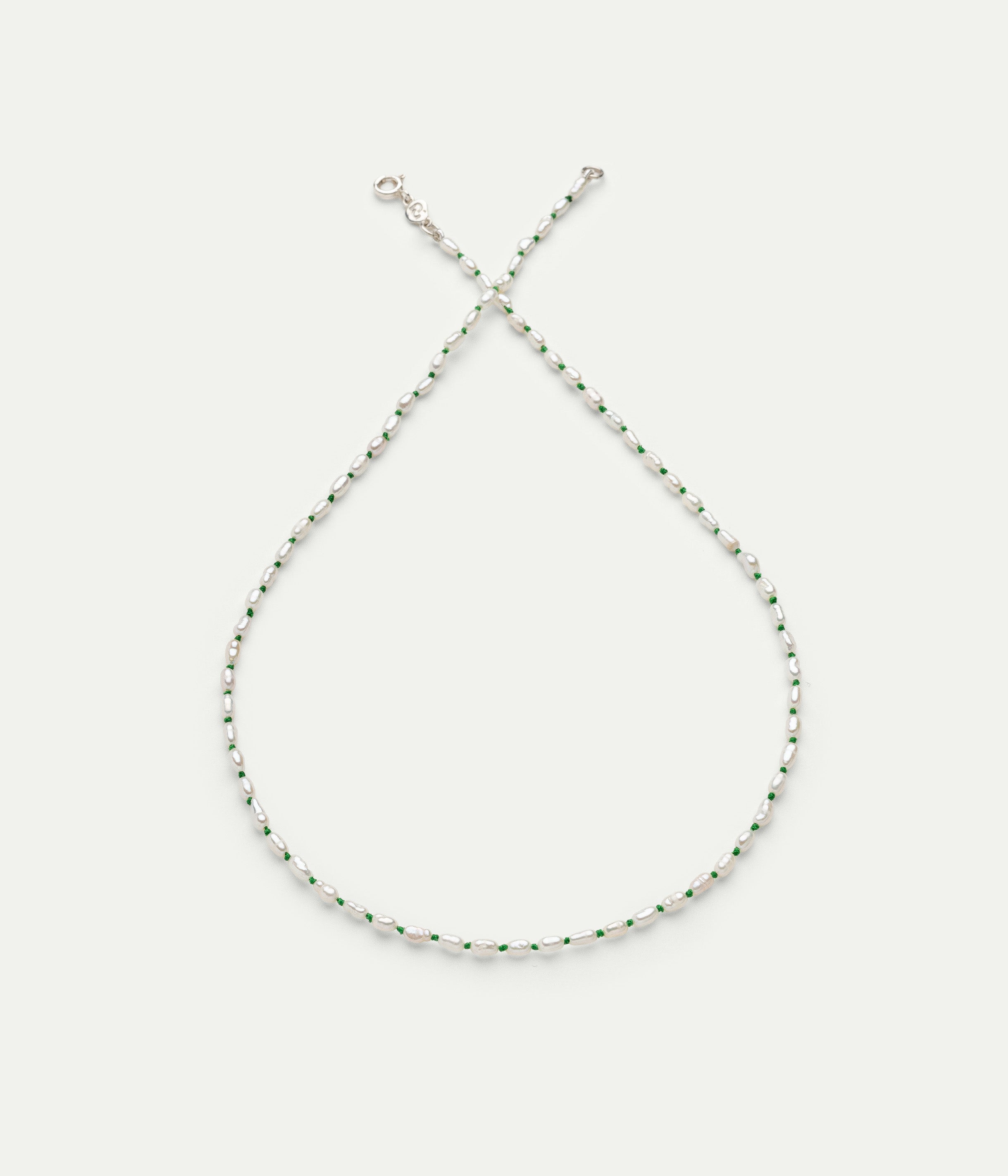 Mini Soga green necklace