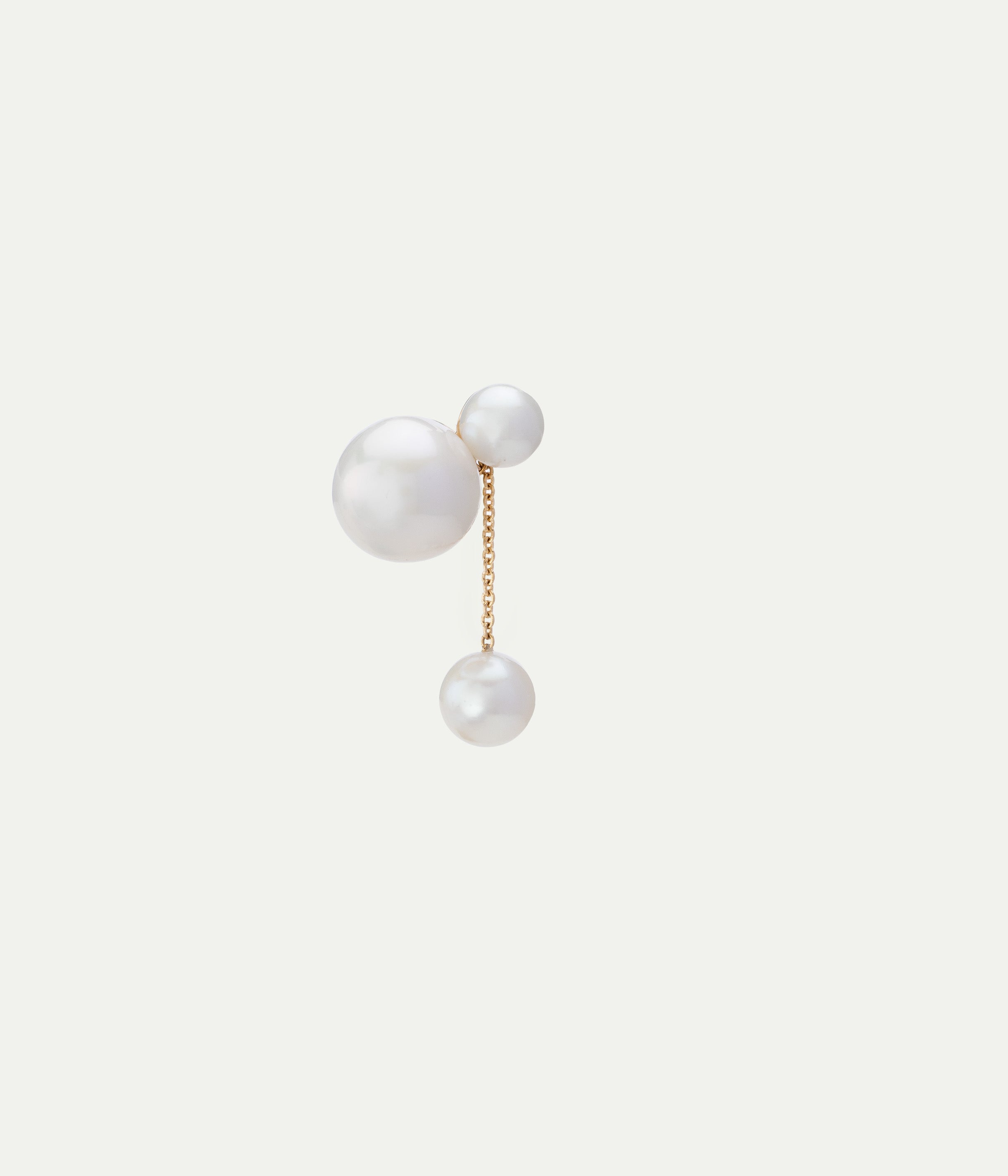 Petite Lou pearl Single right earring