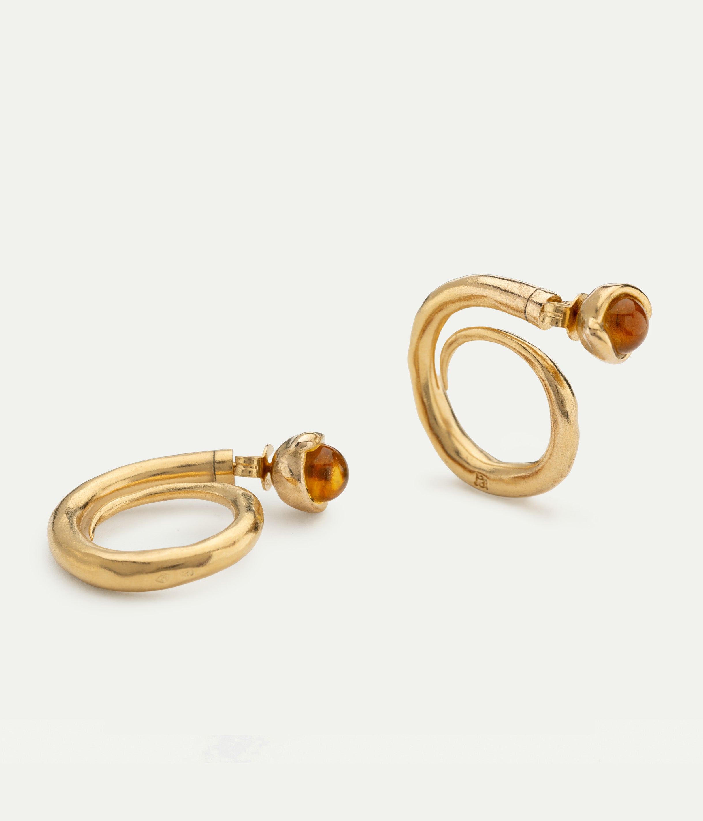 Boucles d'oreilles Courbes Eclipse Light Topaze