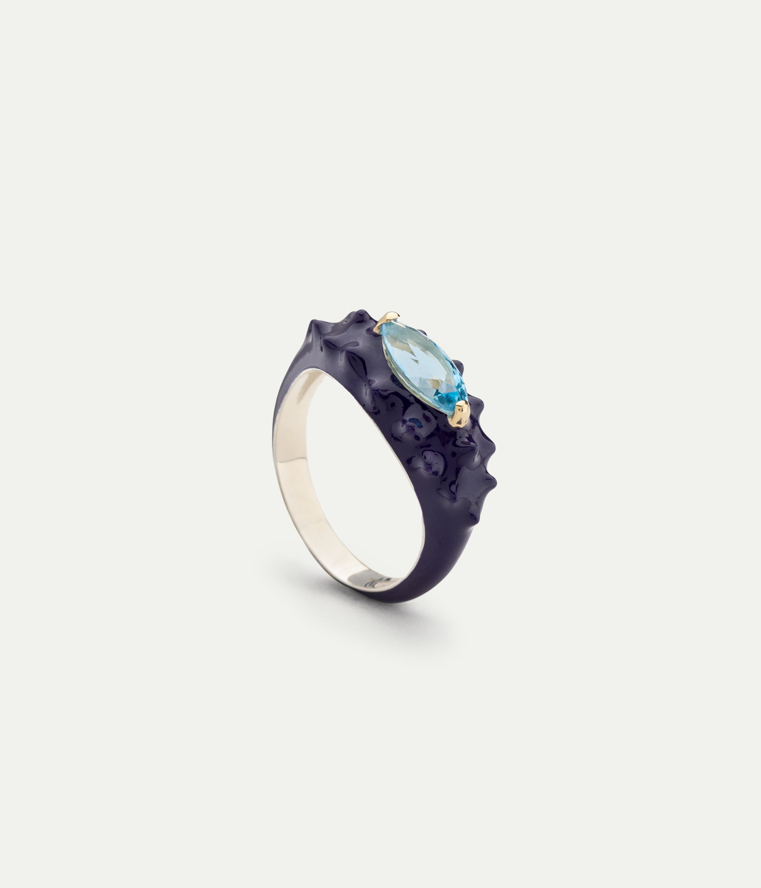 Be Marine Deep purple topaze ring